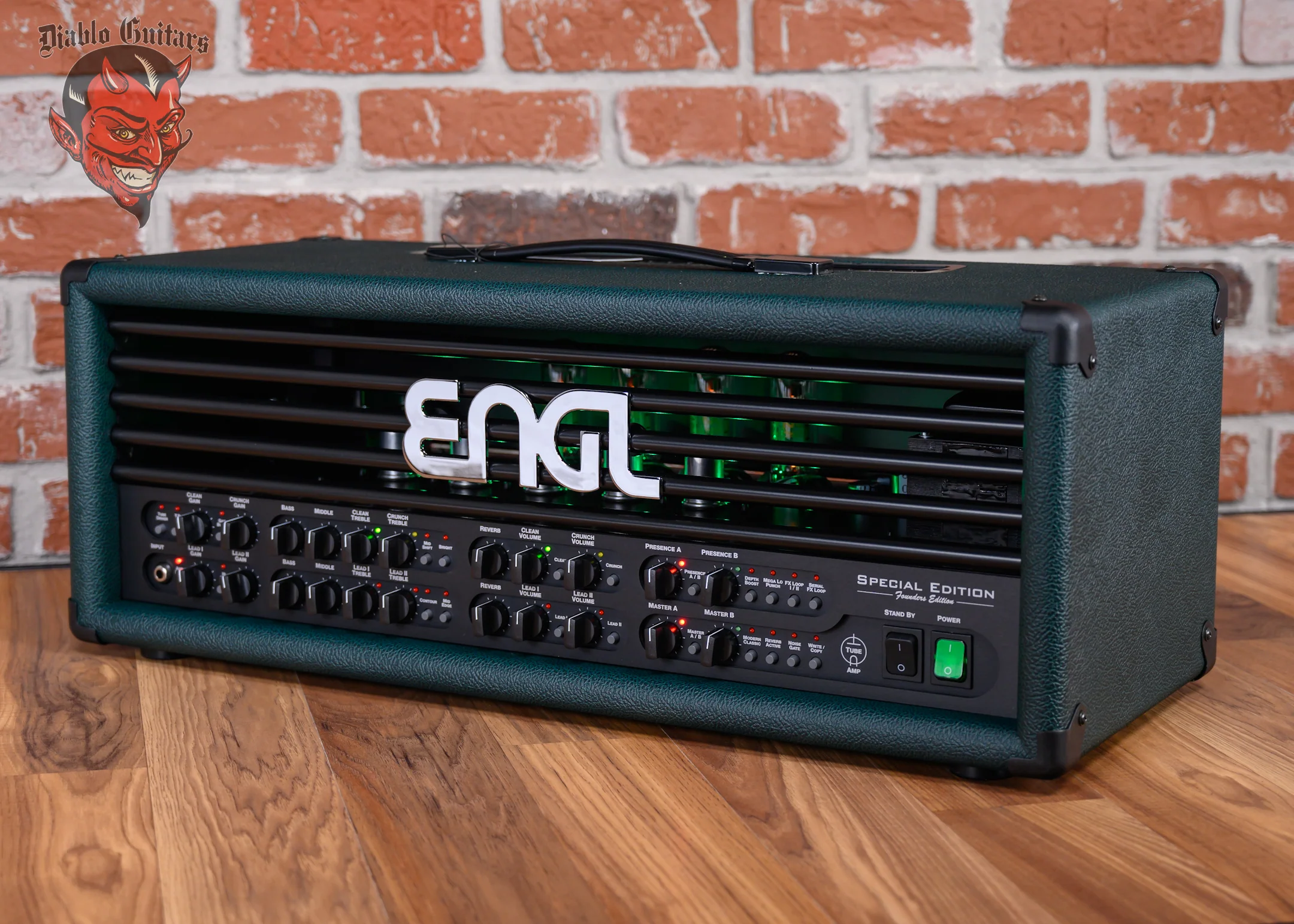 Engl Custom Shop Special Edition Founders Edition E670FE 5-Channel 100-watt all Tube Head with EL34 Tubes Green Bronco