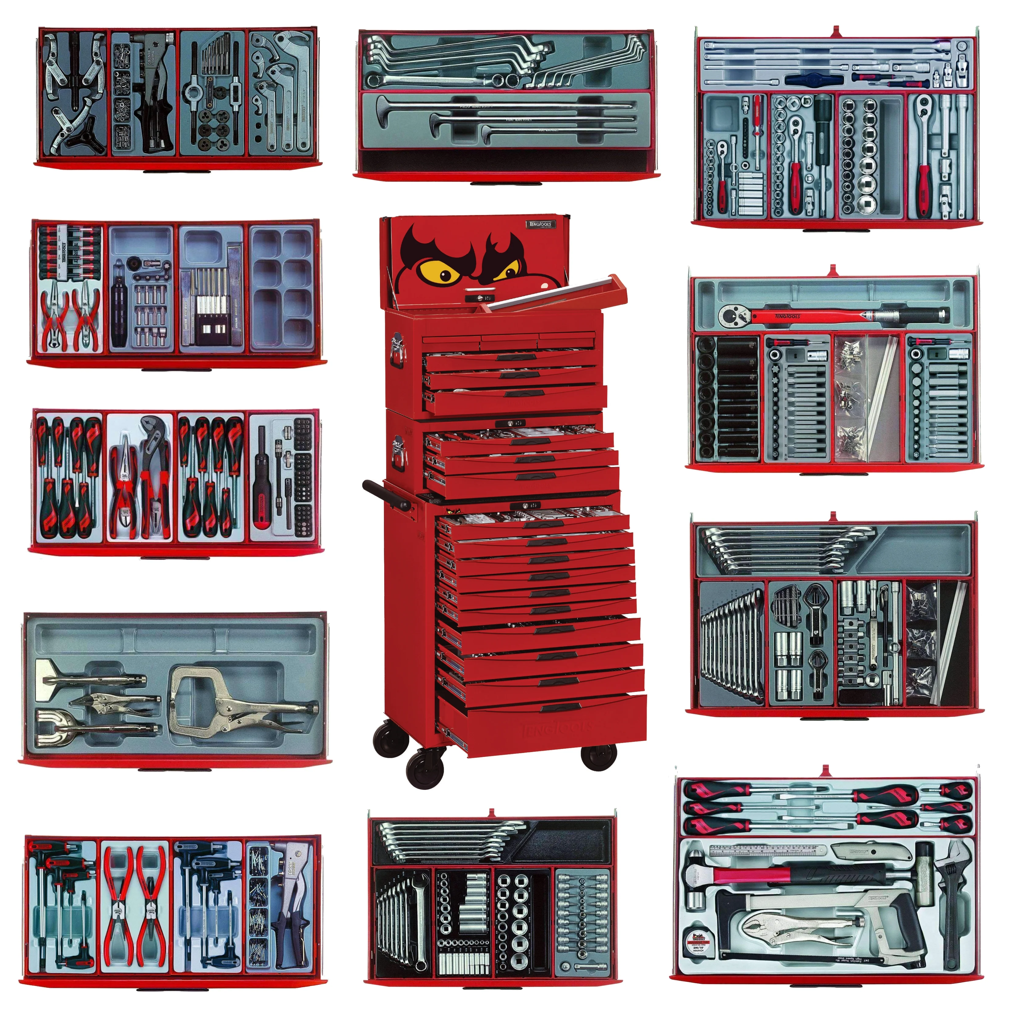 Teng Tools 715 Piece Mega Master Mixed Hand Tool Kit - TCMM715N