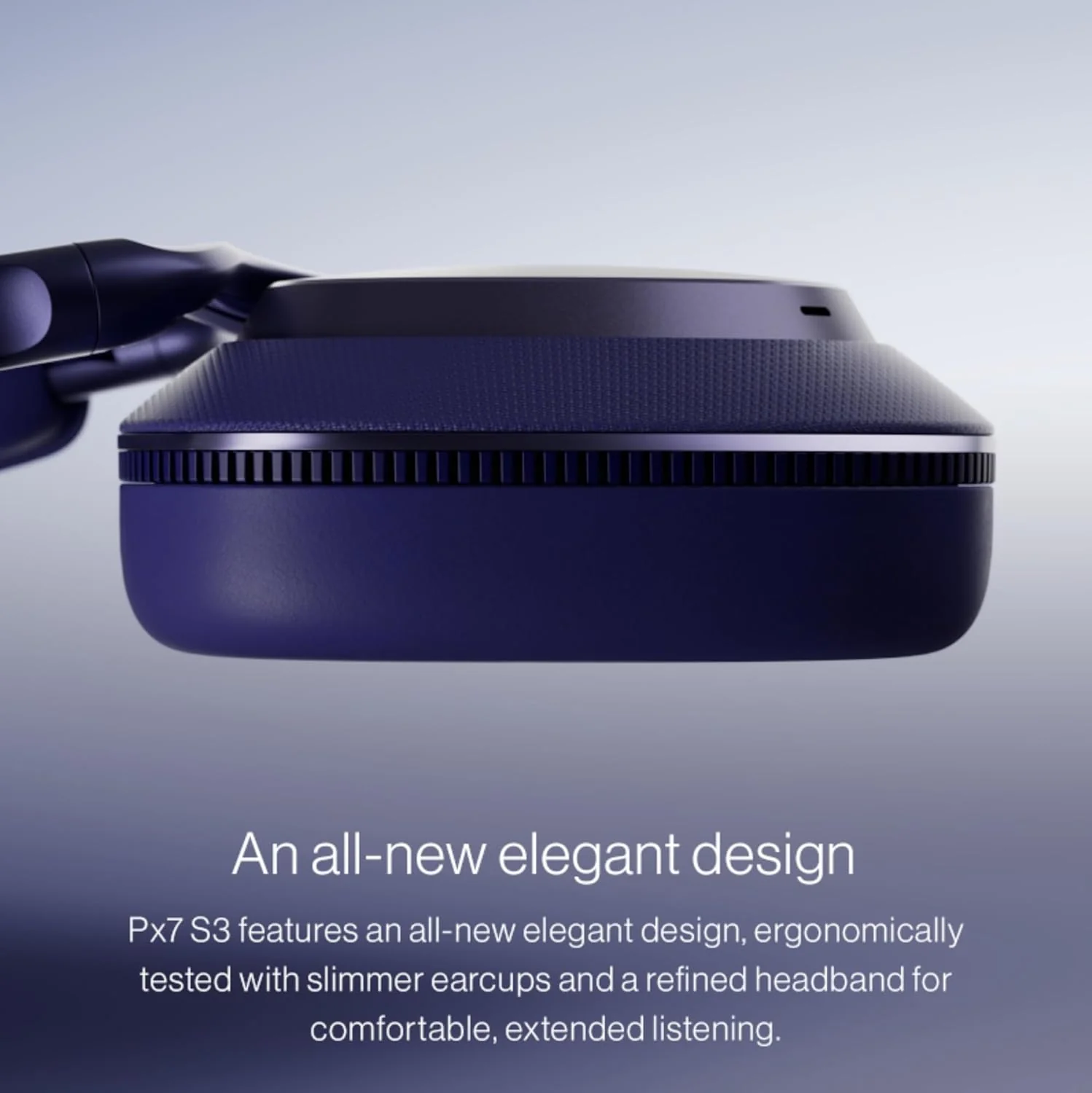 Bowers & Wilkins Px7 S3 Over-Ear Headphones, High-Resolution Sound, Comfortable Fit, Bluetooth, Active Noise Cancelling & Transparency Mode, 30-Hour Playtime, Quick Charge Support, Anthracite Black