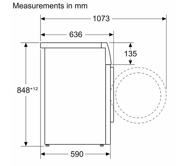 BOSCH Series 6 WGG244ZCGB AntiStain 9 kg 1400 Spin Washing Machine