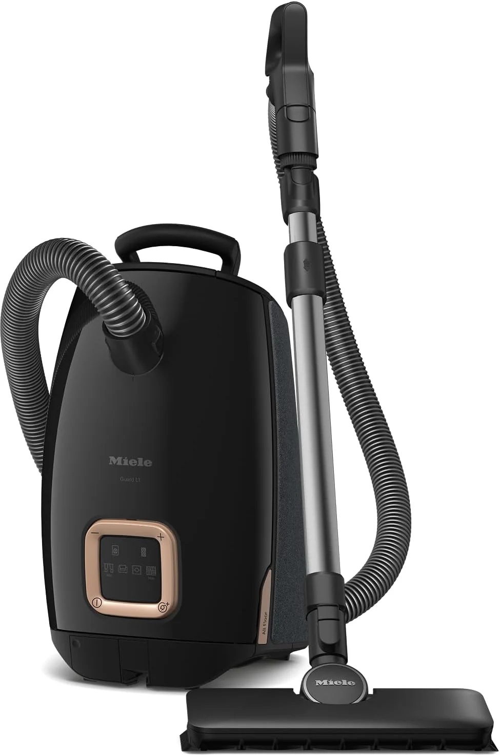 Miele Complete C3 Calima Bagged Canister Vacuum Cleaner with Turbobrush floorhead, Suitable for Low-Medium Pile Carpet and Hard Floors, in Curry Yellow