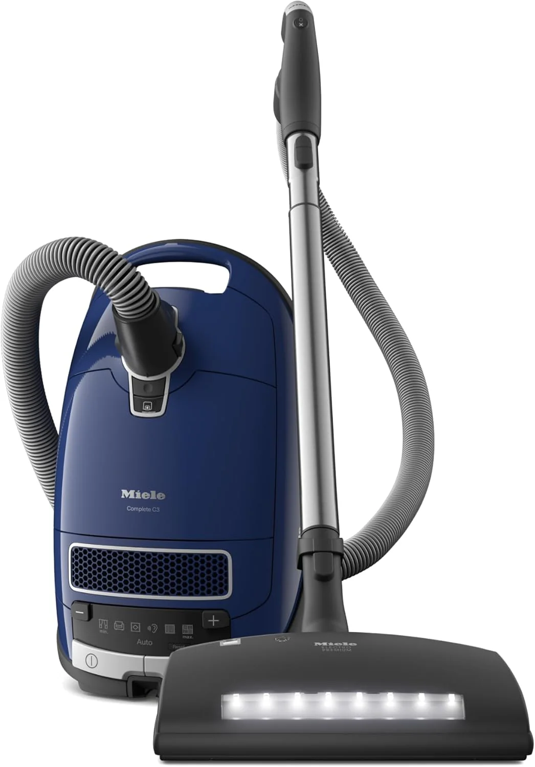 Miele Complete C3 Kona Powerline Vacuum Cleaner for Heavy Duty Carpets, in Obsidian Black