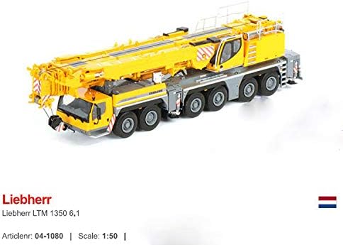WSI for LIEBHERR LTM 1350-6.1 Crane 1/50 DIECAST Model Finished Truck