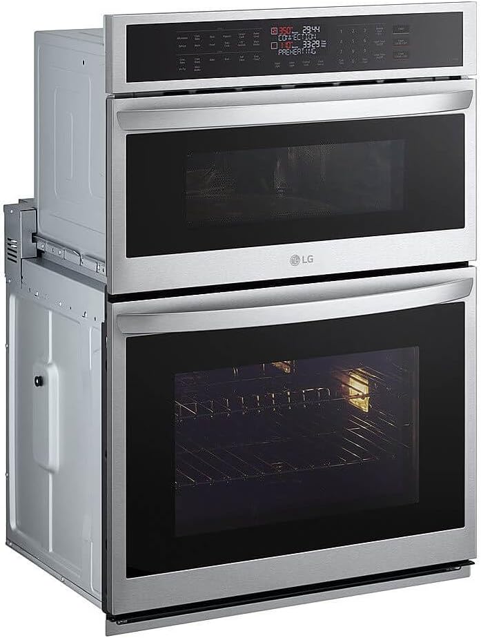 6.4 cu. ft. Smart Combi Wall Oven with Fan Convection, Air Fry in PrintProof Stainless Steel