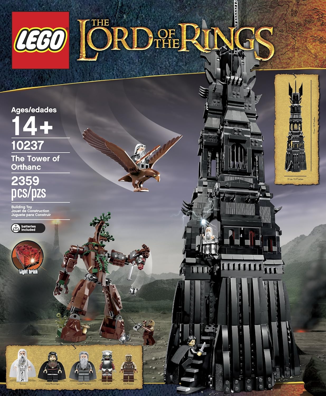 Lego 10237 Lord of The Rings The Tower of Orthanc Building Set