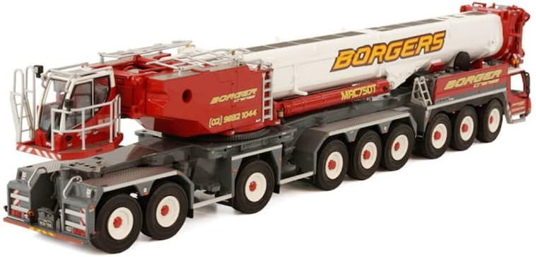 for WSI for LIEBHERR LTM 1750 Borger Cranes 1/50 DIECAST Truck Pre-Built Model