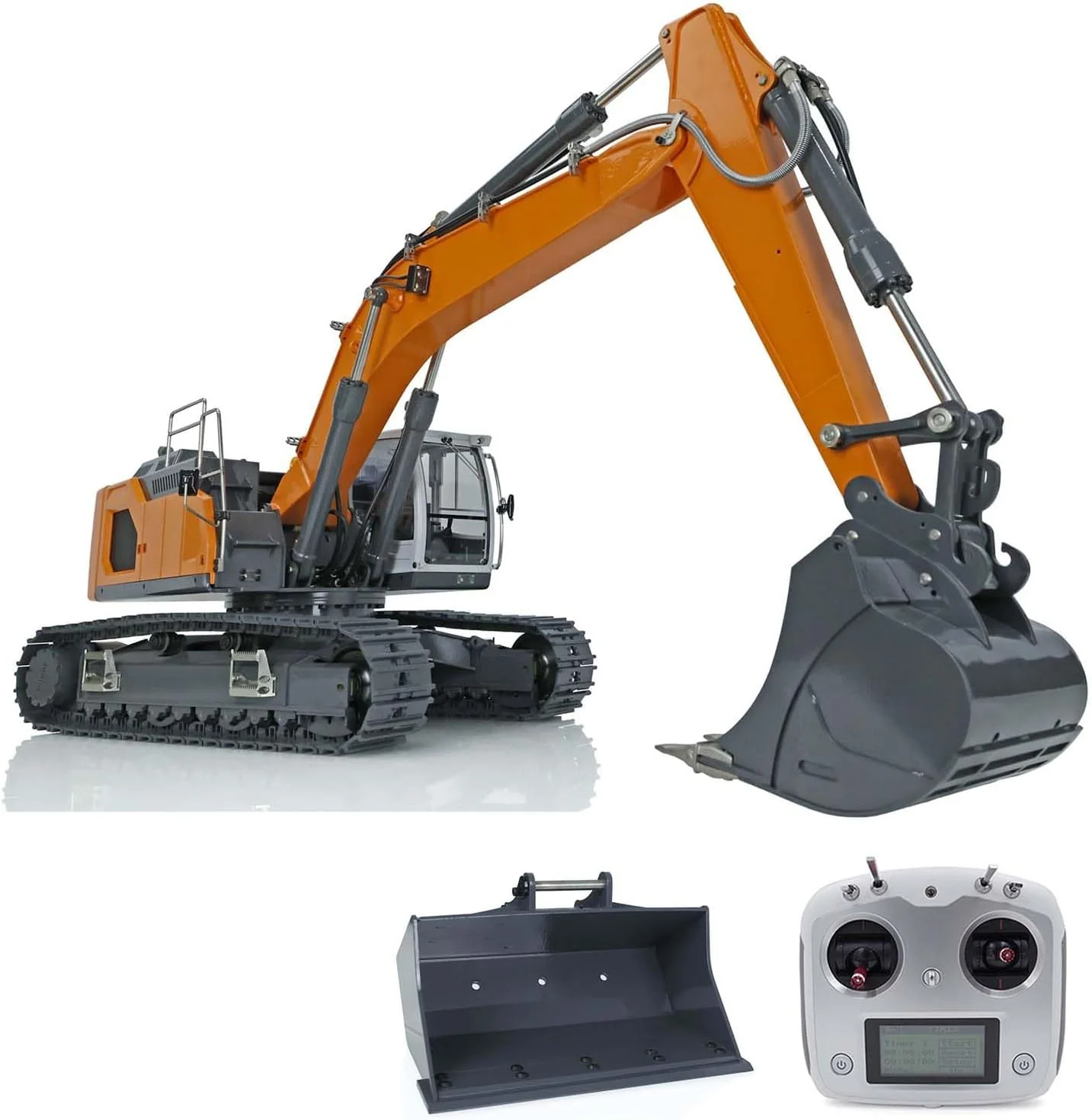 XDRC 1/14 Hydraulic RC Excavator Digger Assembled Painted for Liebherr 945 Remote Control Truck Painted Model RC Car
