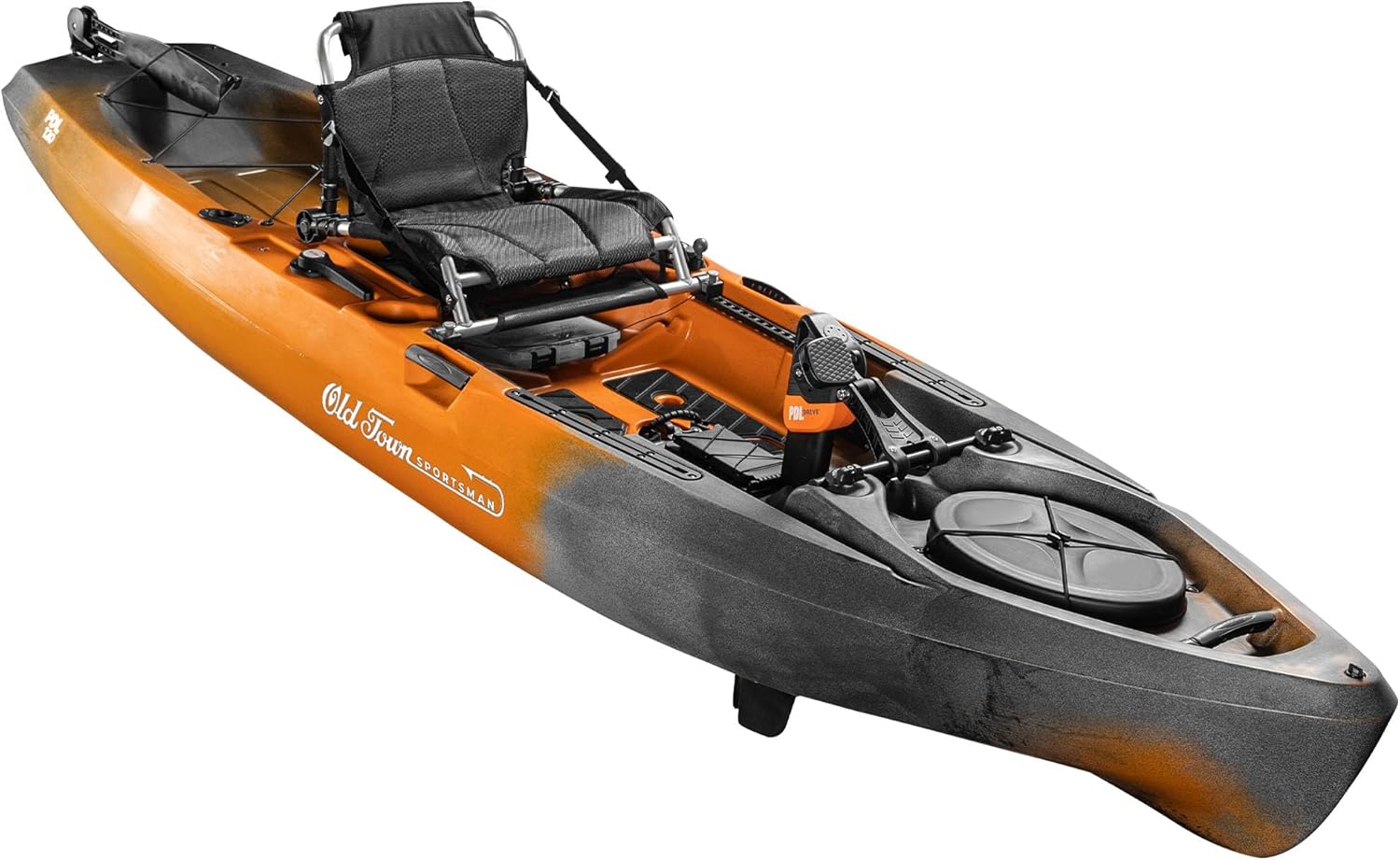 Old Town Sportsman PDL 120 Solo Angler Sit-on-Top Pedal Fishing Kayak, 12ft