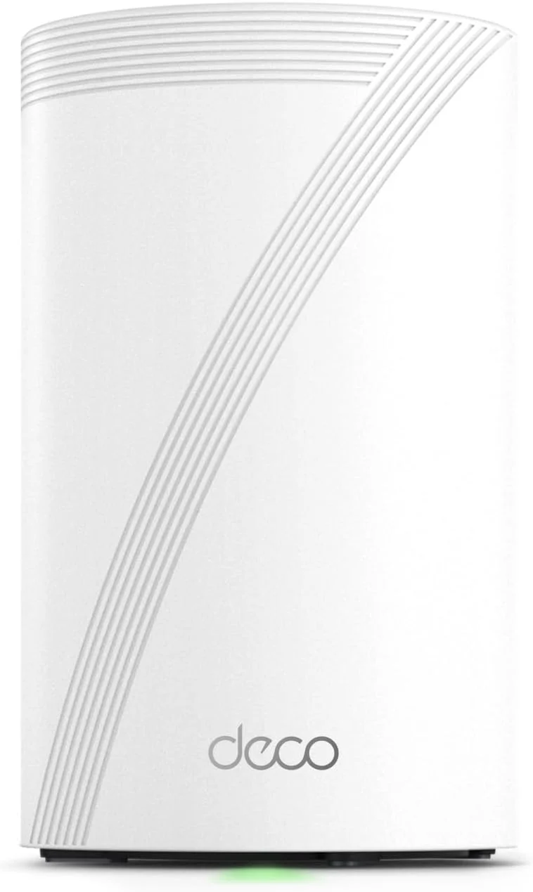 TP-Link Deco 7 Pro BE14000 Tri-Band Wi-Fi 7 Whole Home Mesh System | 8-Stream 14 Gbps | 10 Gbps WAN/LAN Port | Up to 8100 Sq.ft, 200 Devices Capacity | 320 MHz, HomeShield, AI-Roaming (BE67 3-Pack)