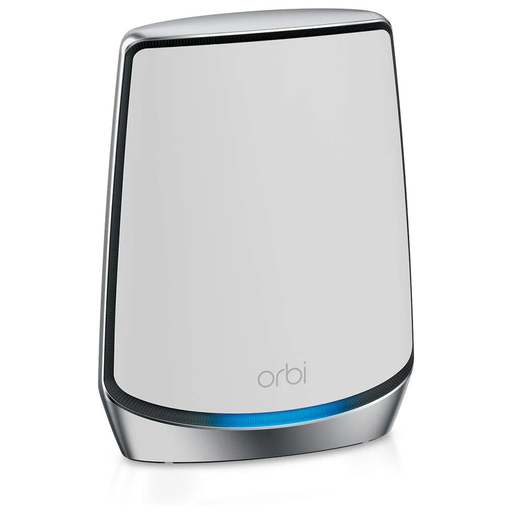 NETGEAR Orbi 970 Series (RBE970) Quad-Band WiFi 7 Mesh Add-on Satellite - Works with Existing 970 Series (973/972/971S), Security Features, Covers up to 3,300 sq. ft., BE27000 802.11be