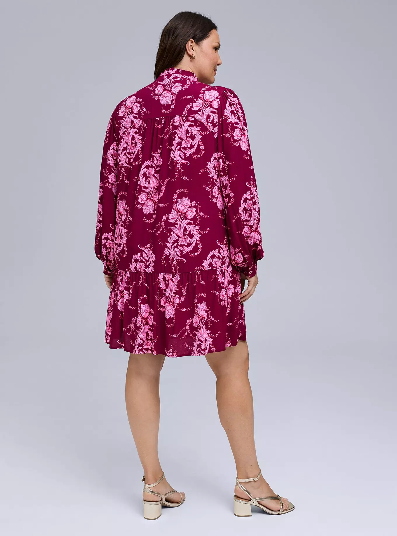 Belle Isle Ruffle Collar Drop Waist Dress