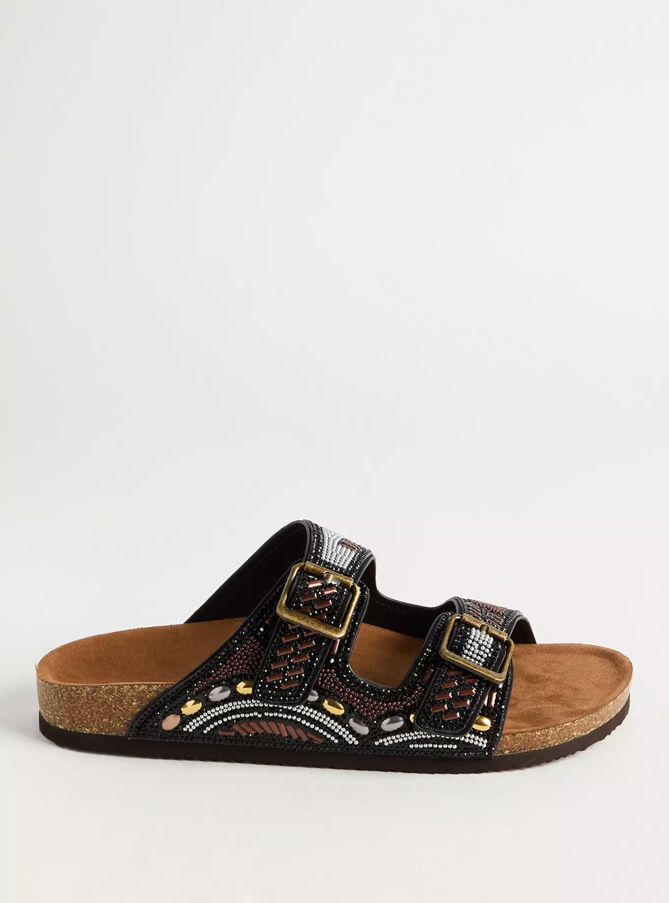 Beaded Double Buckle Slide (WW)