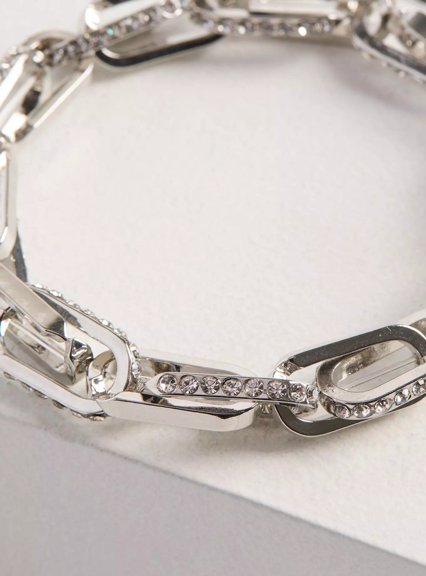 Pave Link Stretch Bracelet