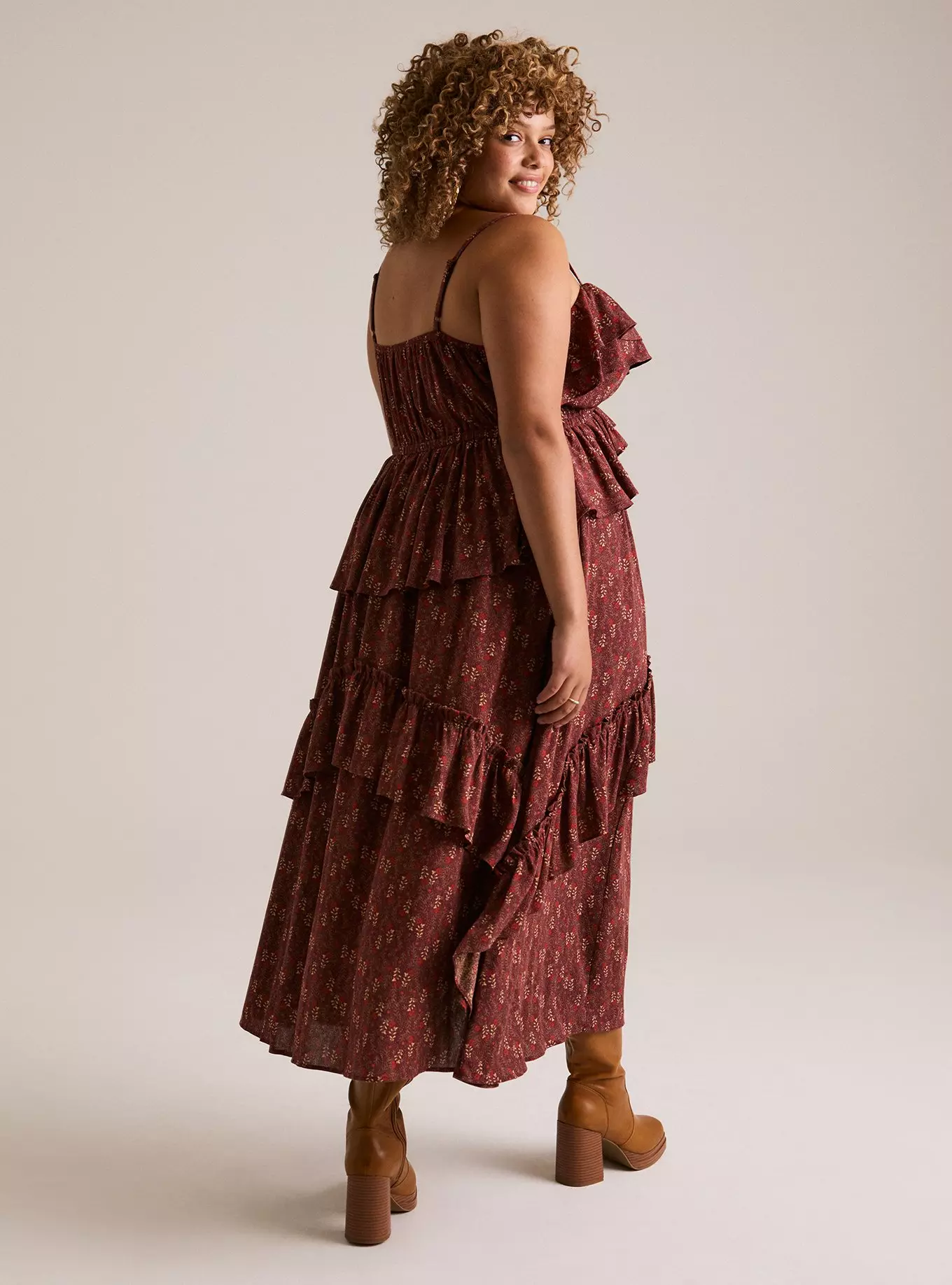 Festi Ruffled Maxi Dress