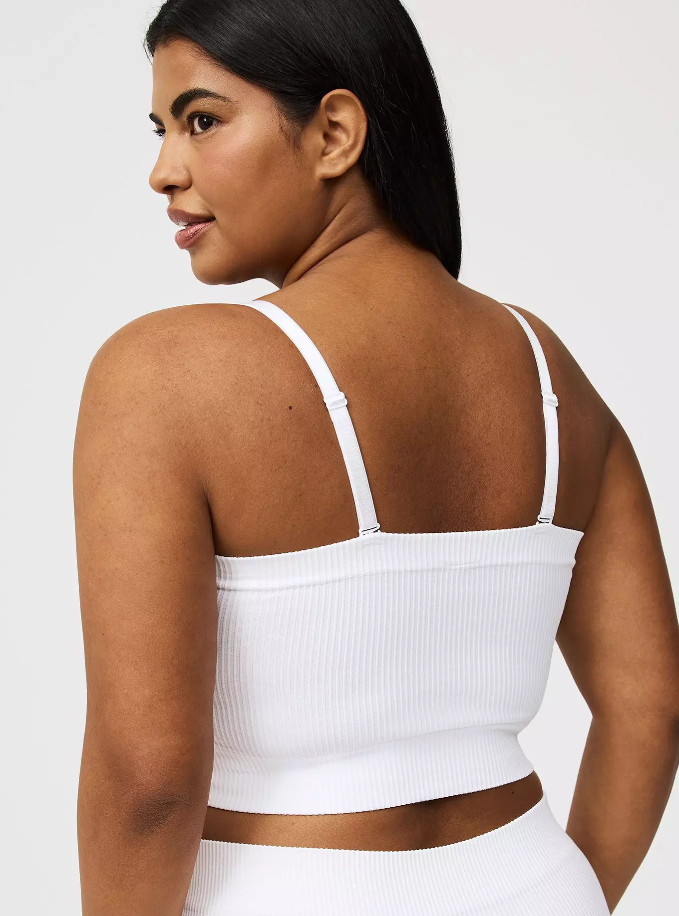 Unlined Seamless Rib Bandeau