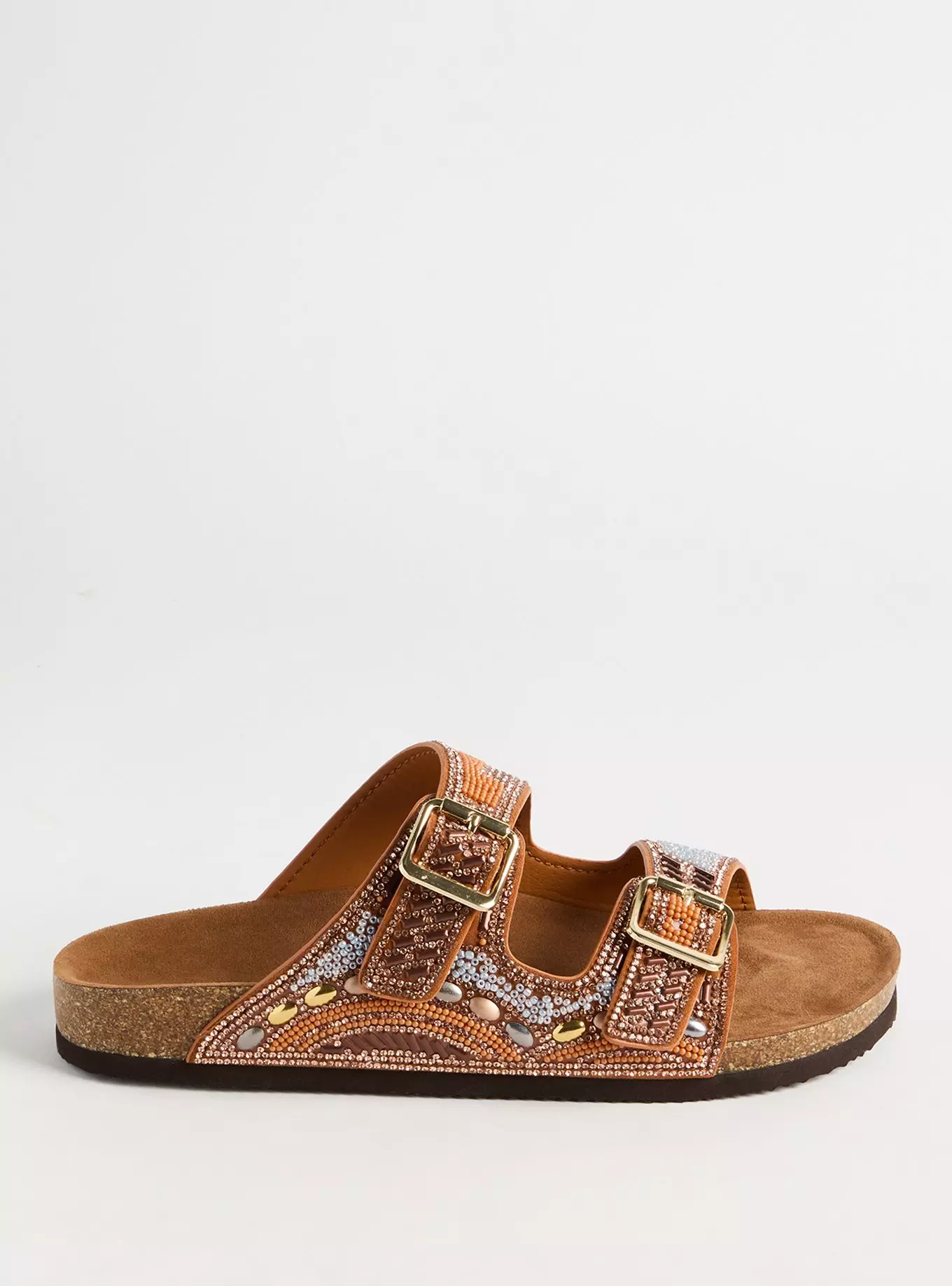 Beaded Double Buckle Slide (WW)