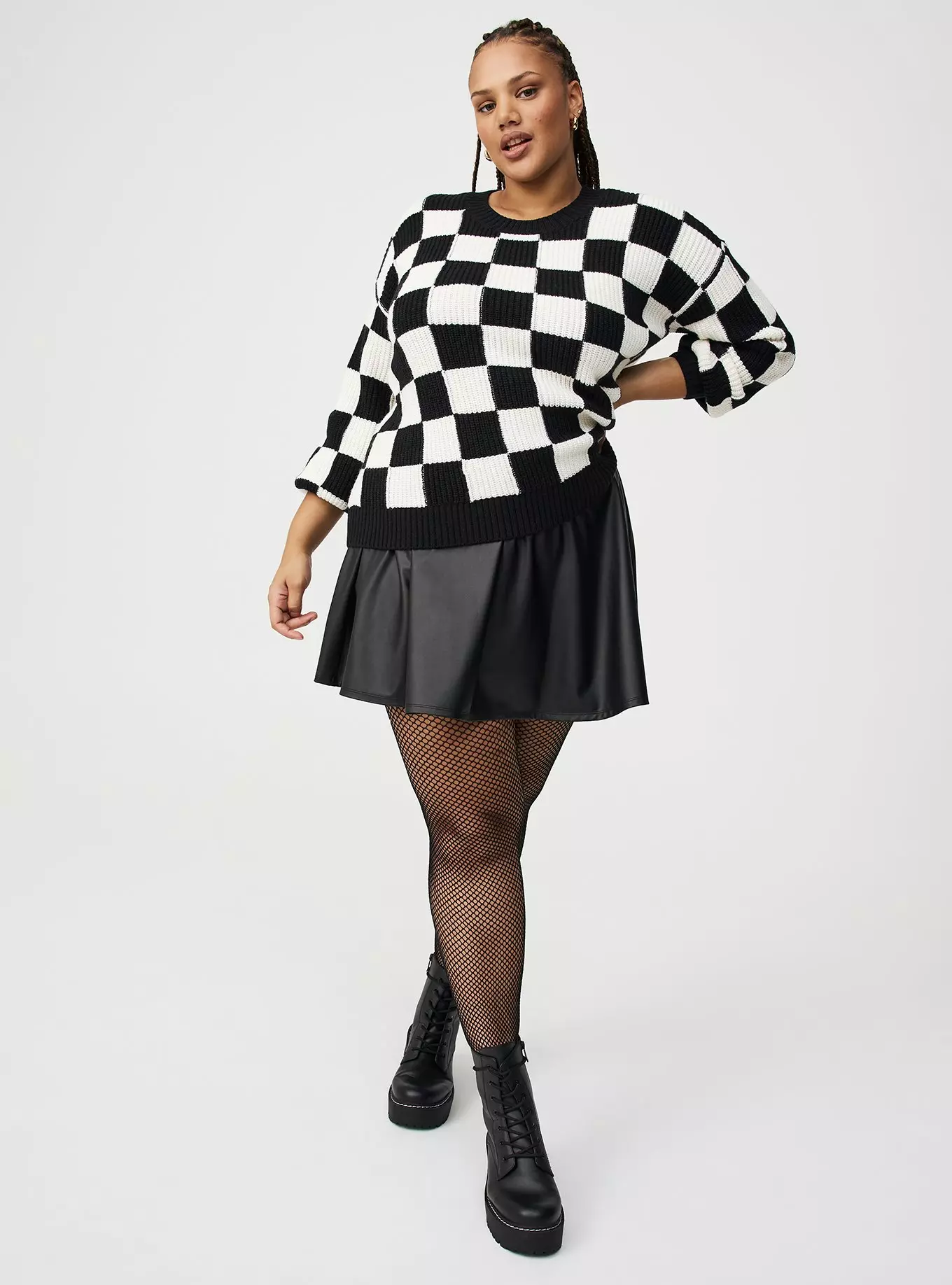 Drop Shoulder Pullover Sweater