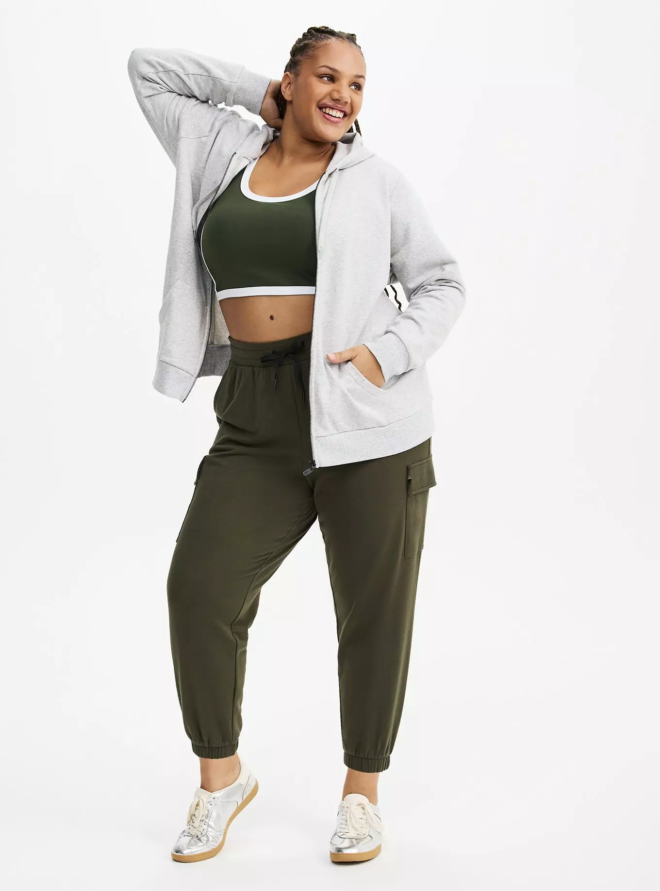 Classic Zip-Up Fleece Hoodie