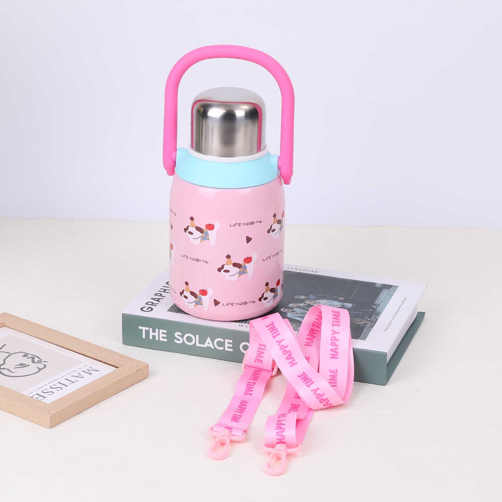 Dog-themed Insulated Water Bottle