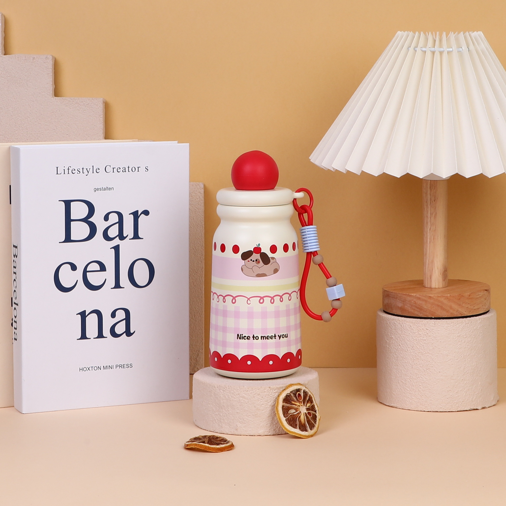 Cat-themed Insulated Water Bottle