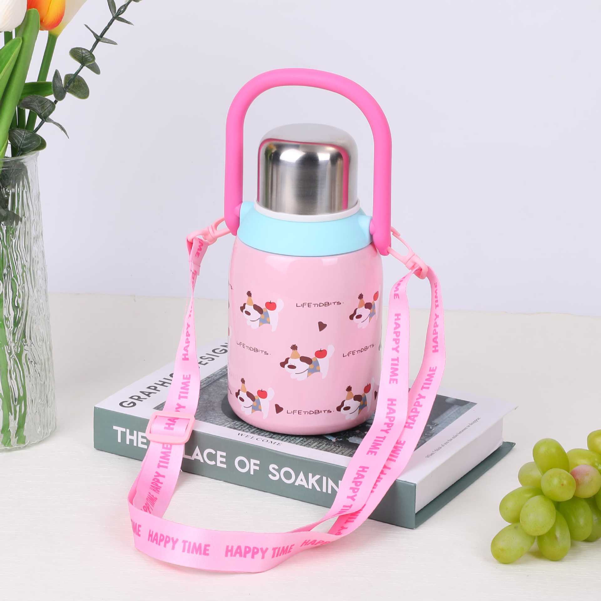 Dog-themed Insulated Water Bottle