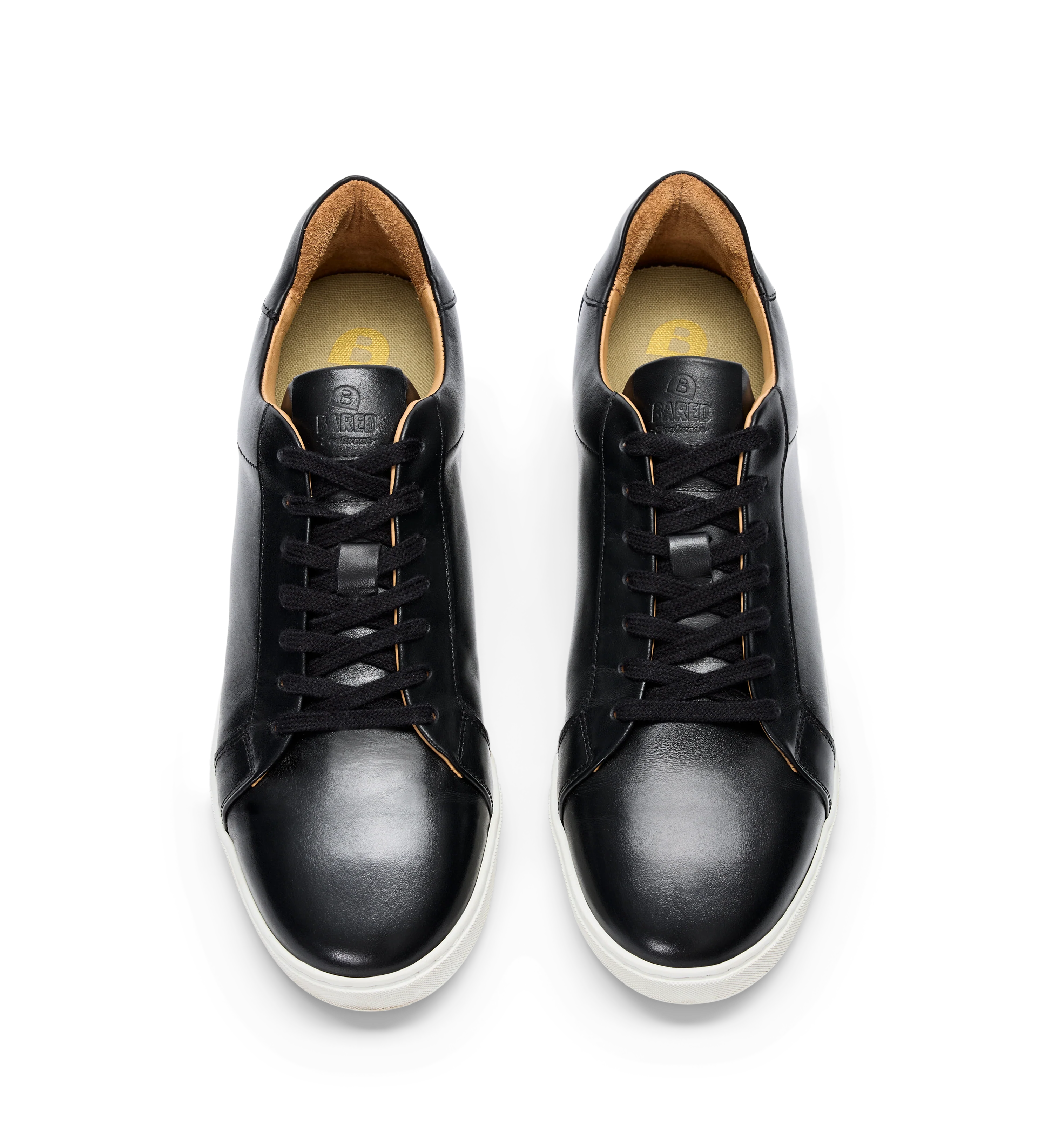 Bohrium Black Leather Sneakers