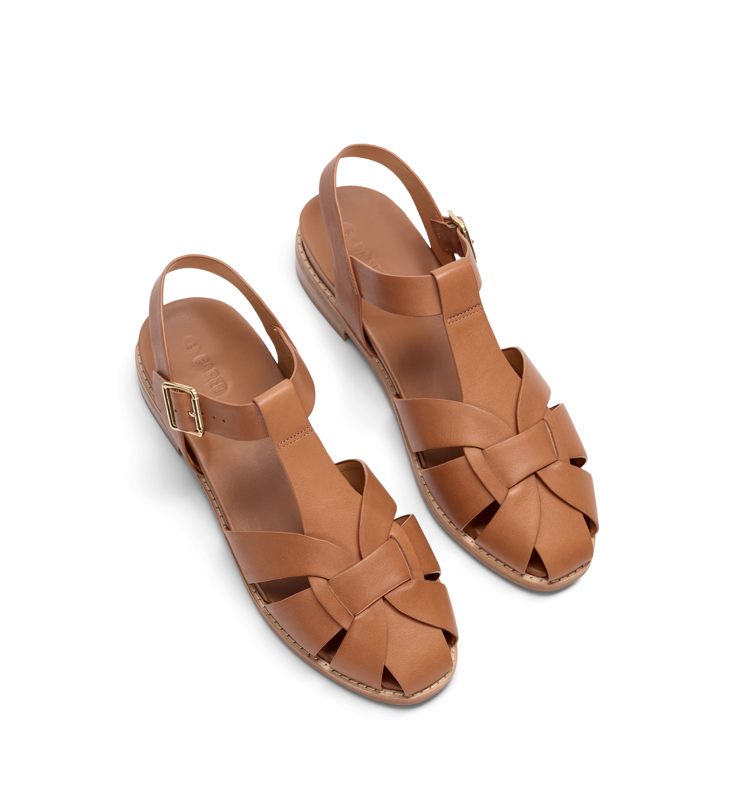 Cettia Tan Leather Casual Flats