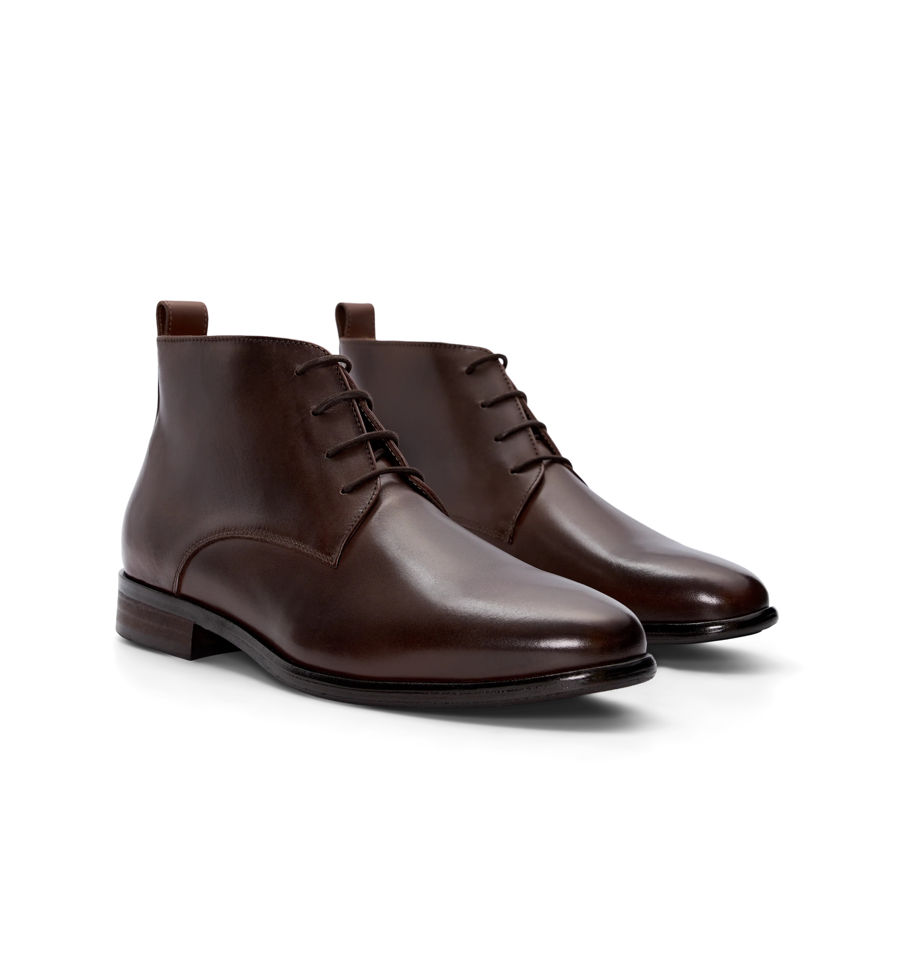 Dubnium Chocolate Leather Boots