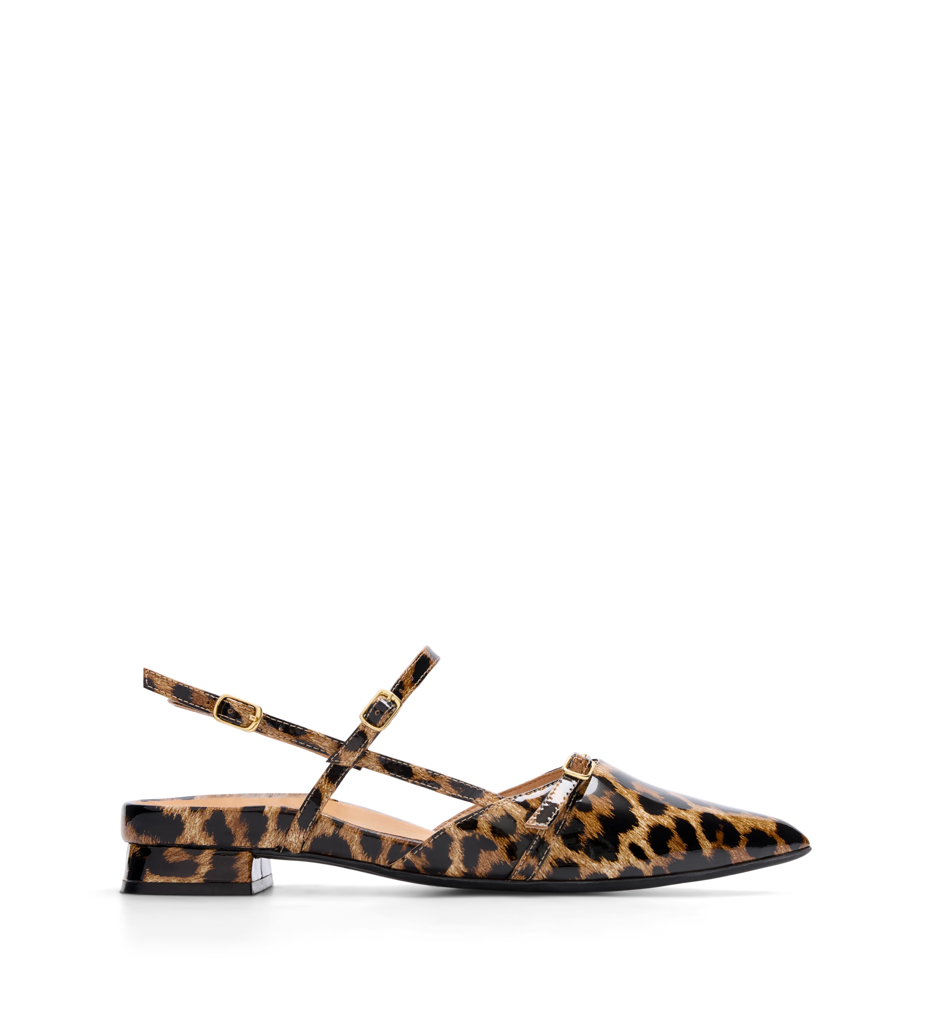 Firecrown 2 Leopard Patent Leather Flats