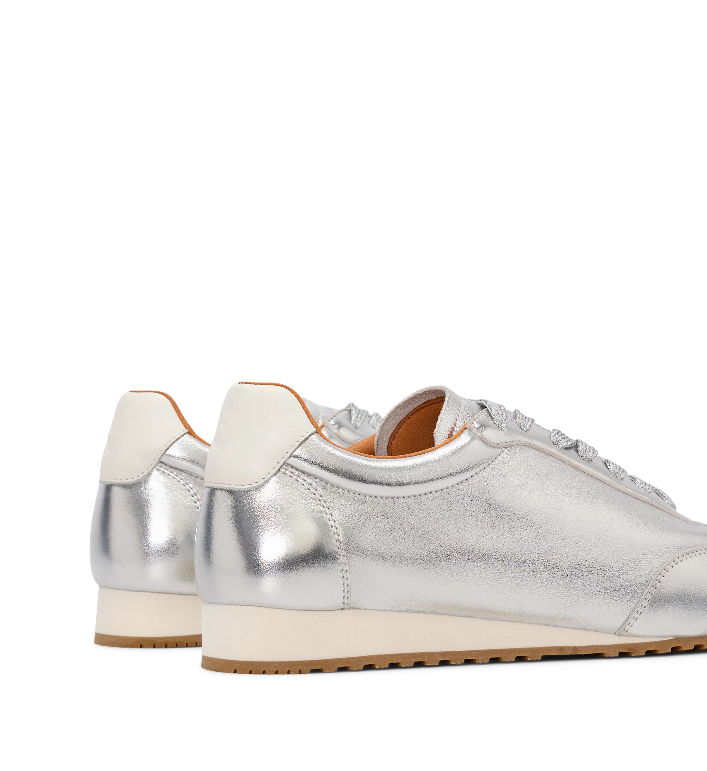 Gavia Silver leather Sneakers