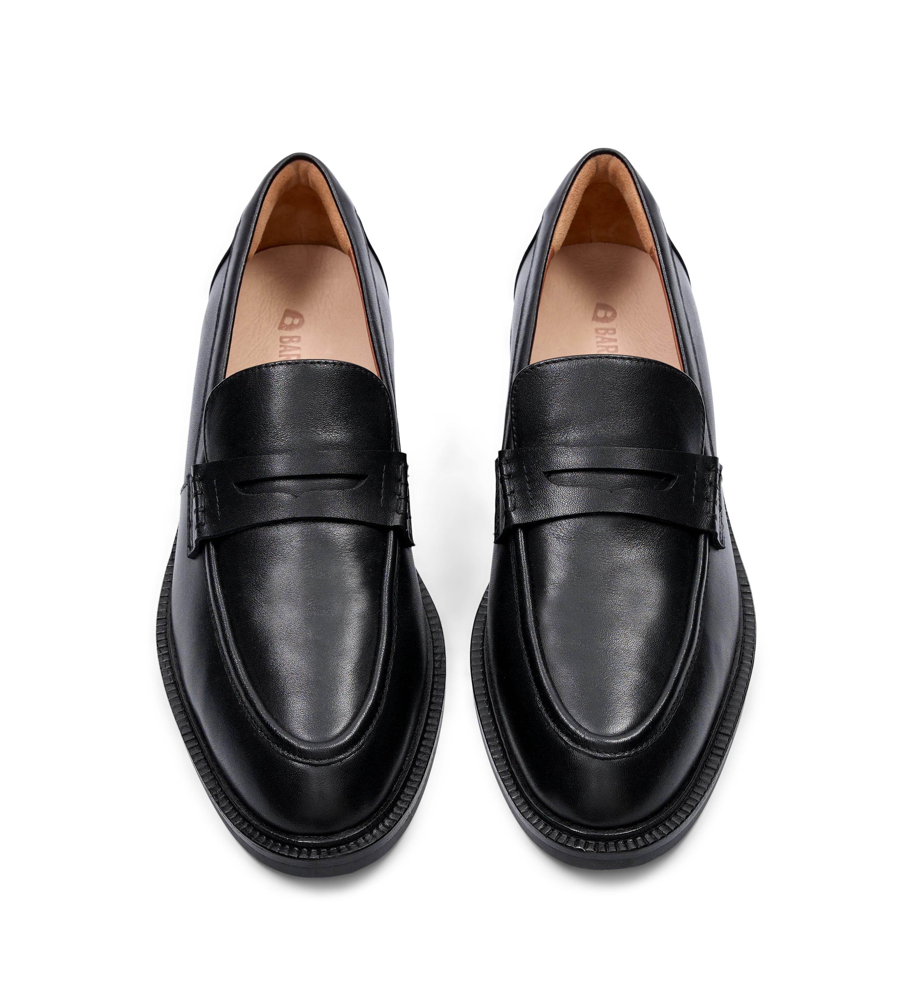 Capito Black Leather Loafers