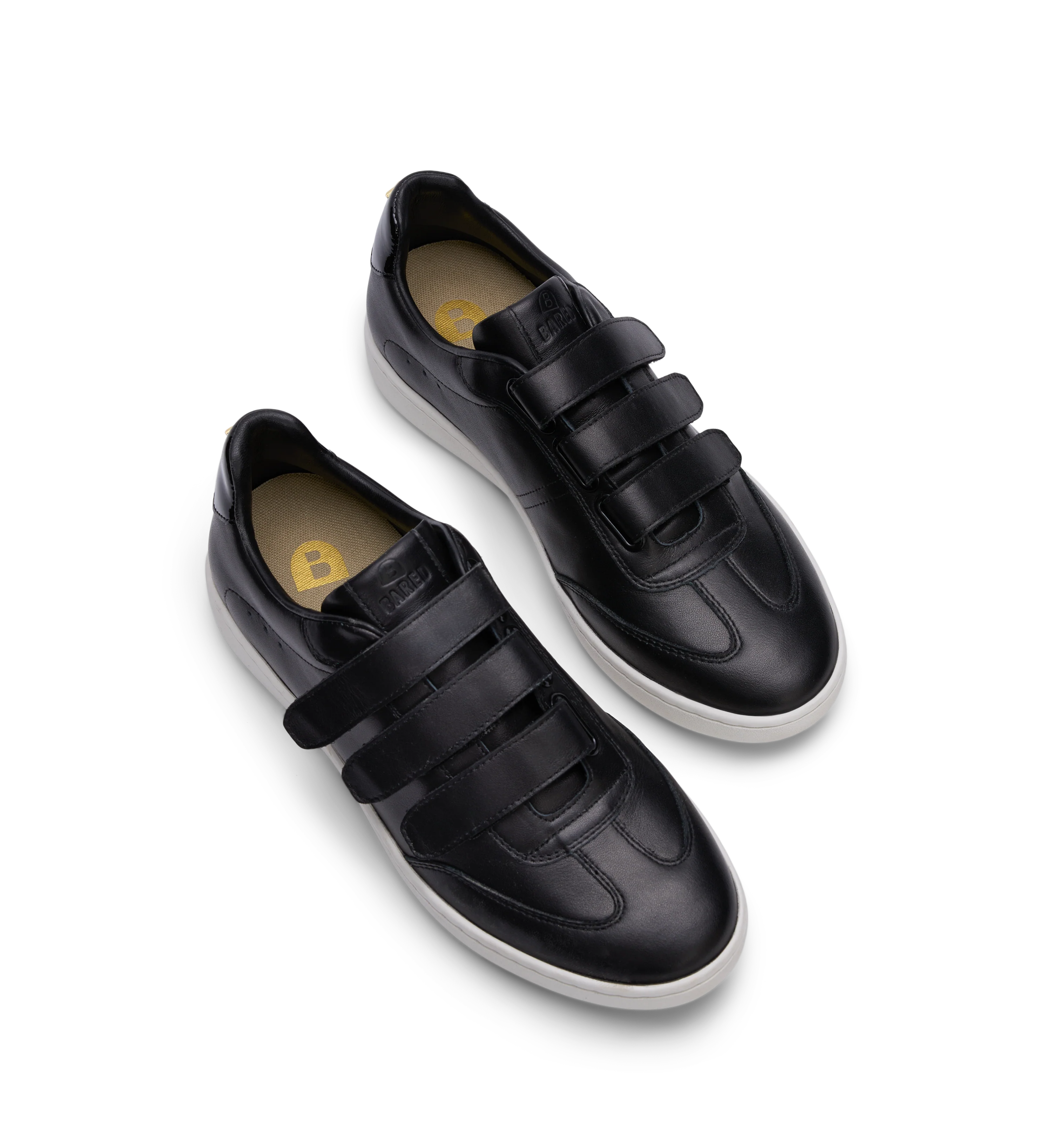 Grandala Black Leather Sneakers