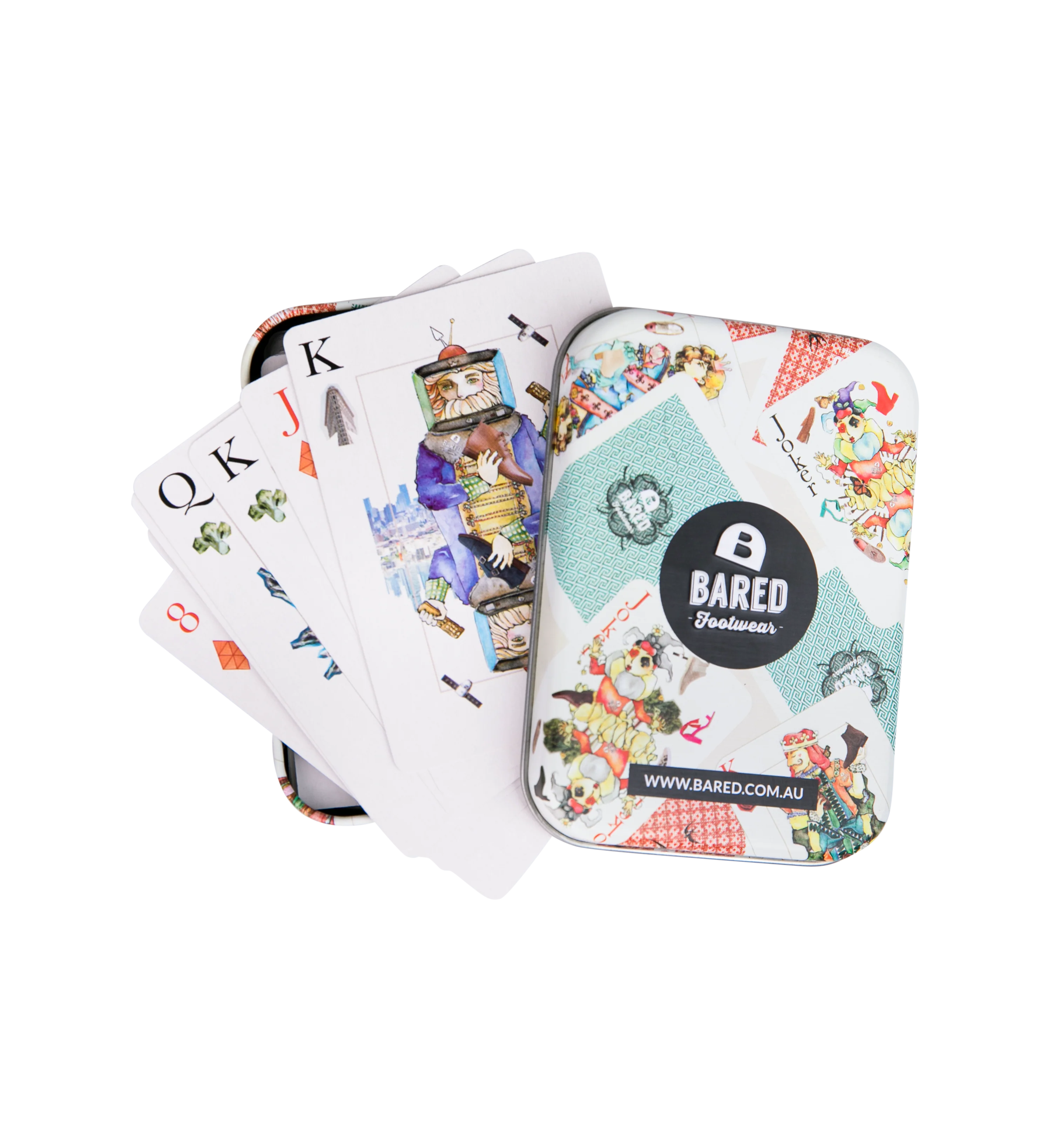 Bared Playing Cards Colour Games