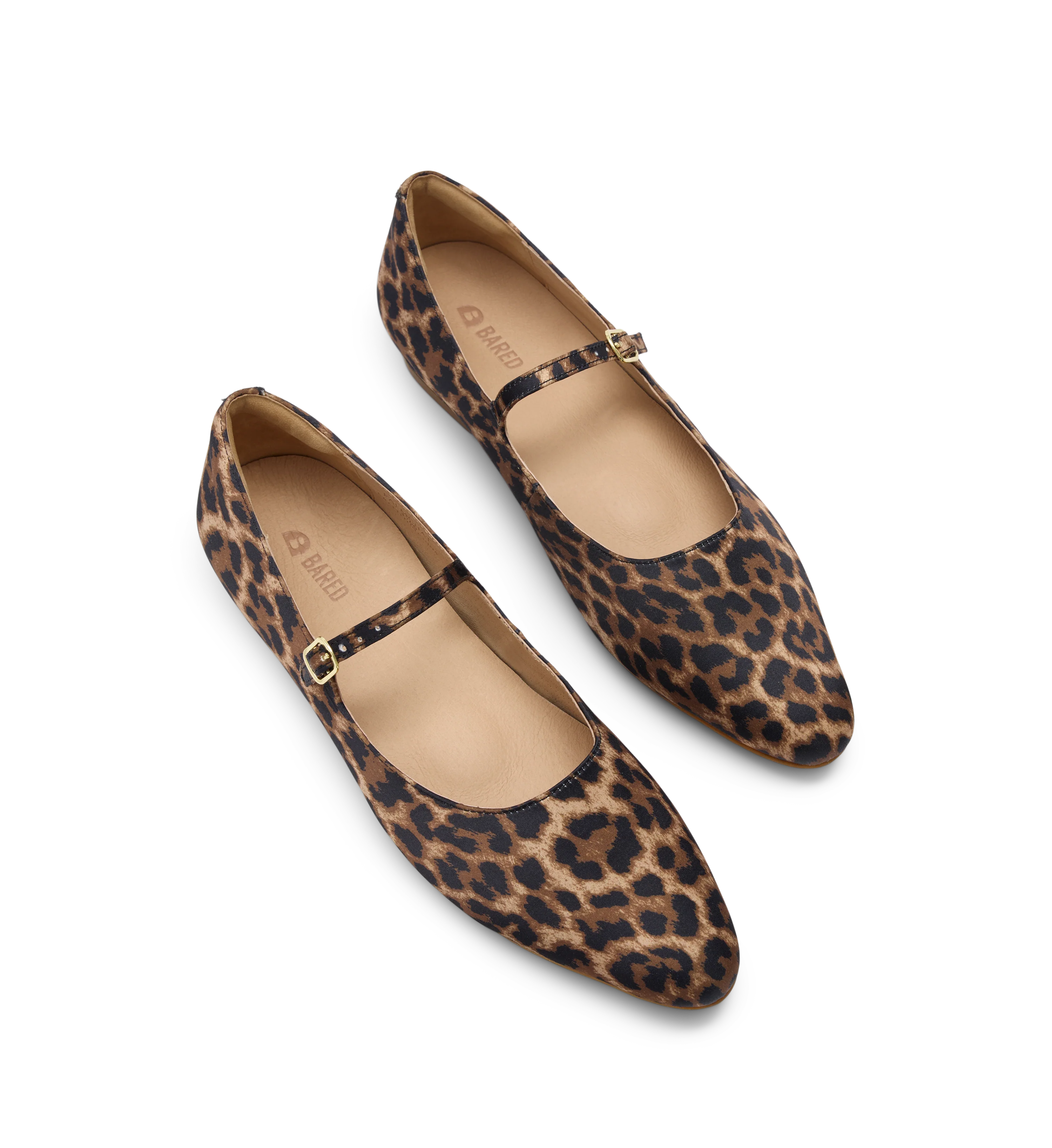 Palmchat Leopard Print Satin Ballet Flats