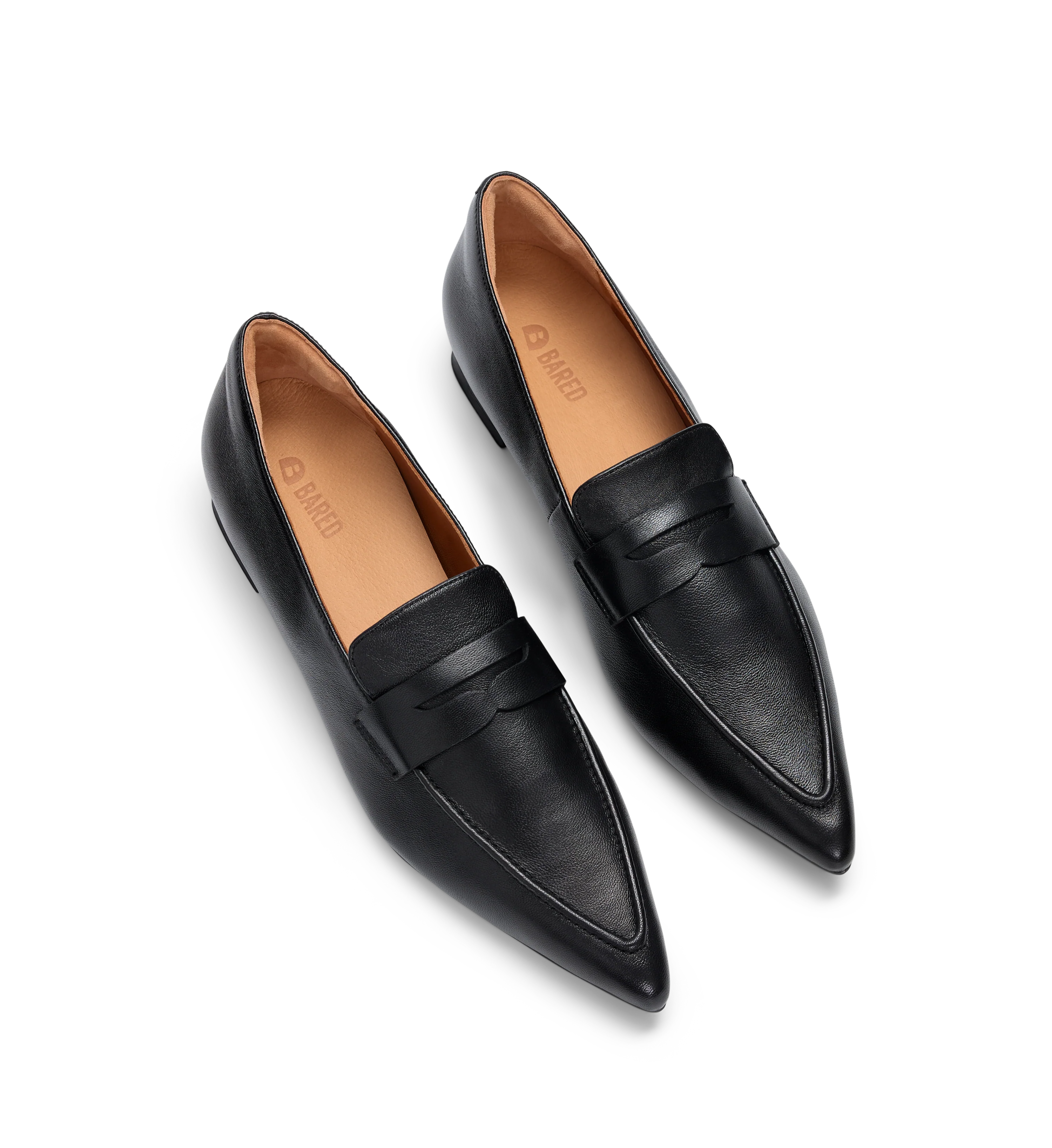 Ninox Black Leather Loafers