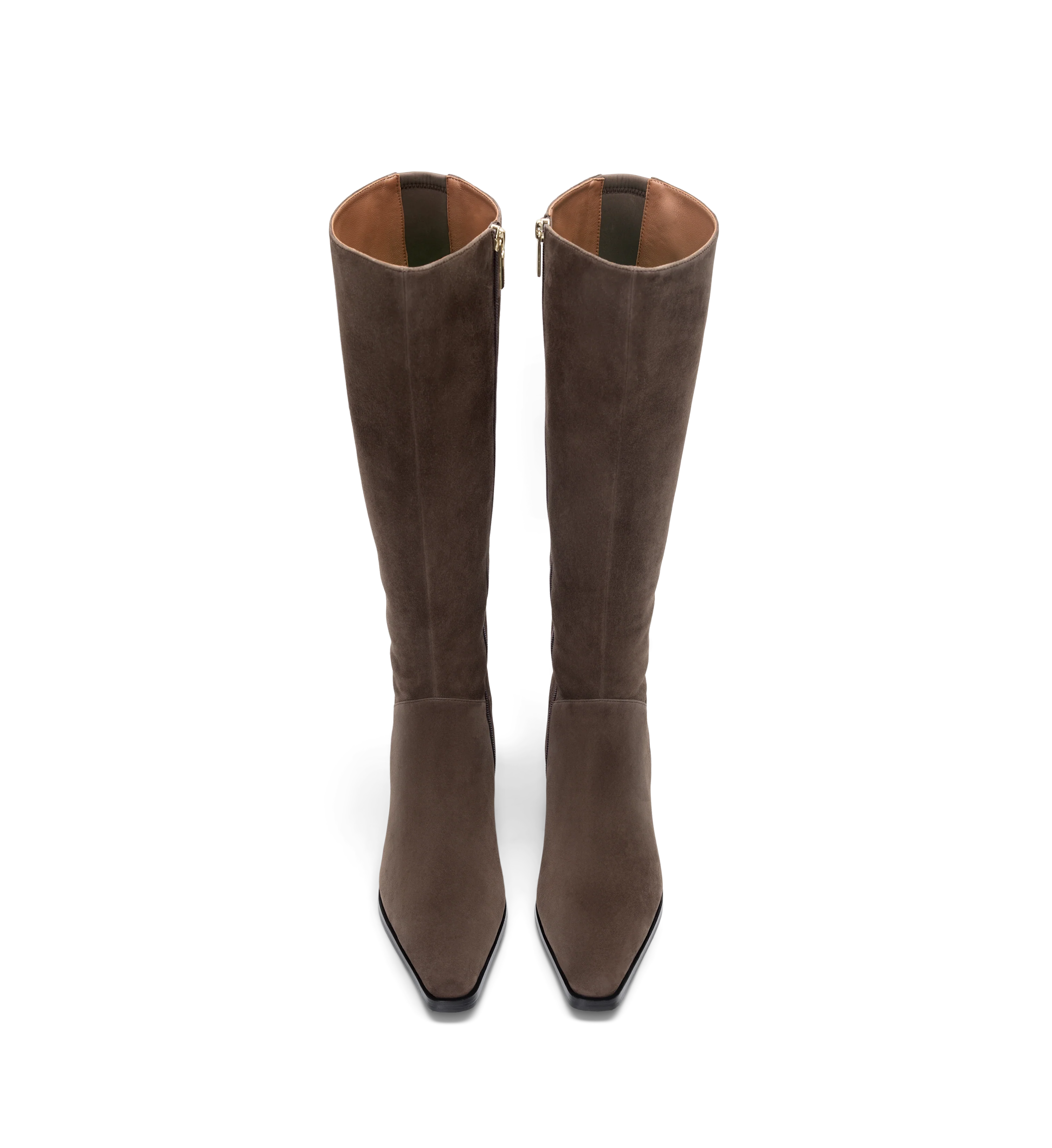 Sitta Mocha Brown Suede Knee High Boots