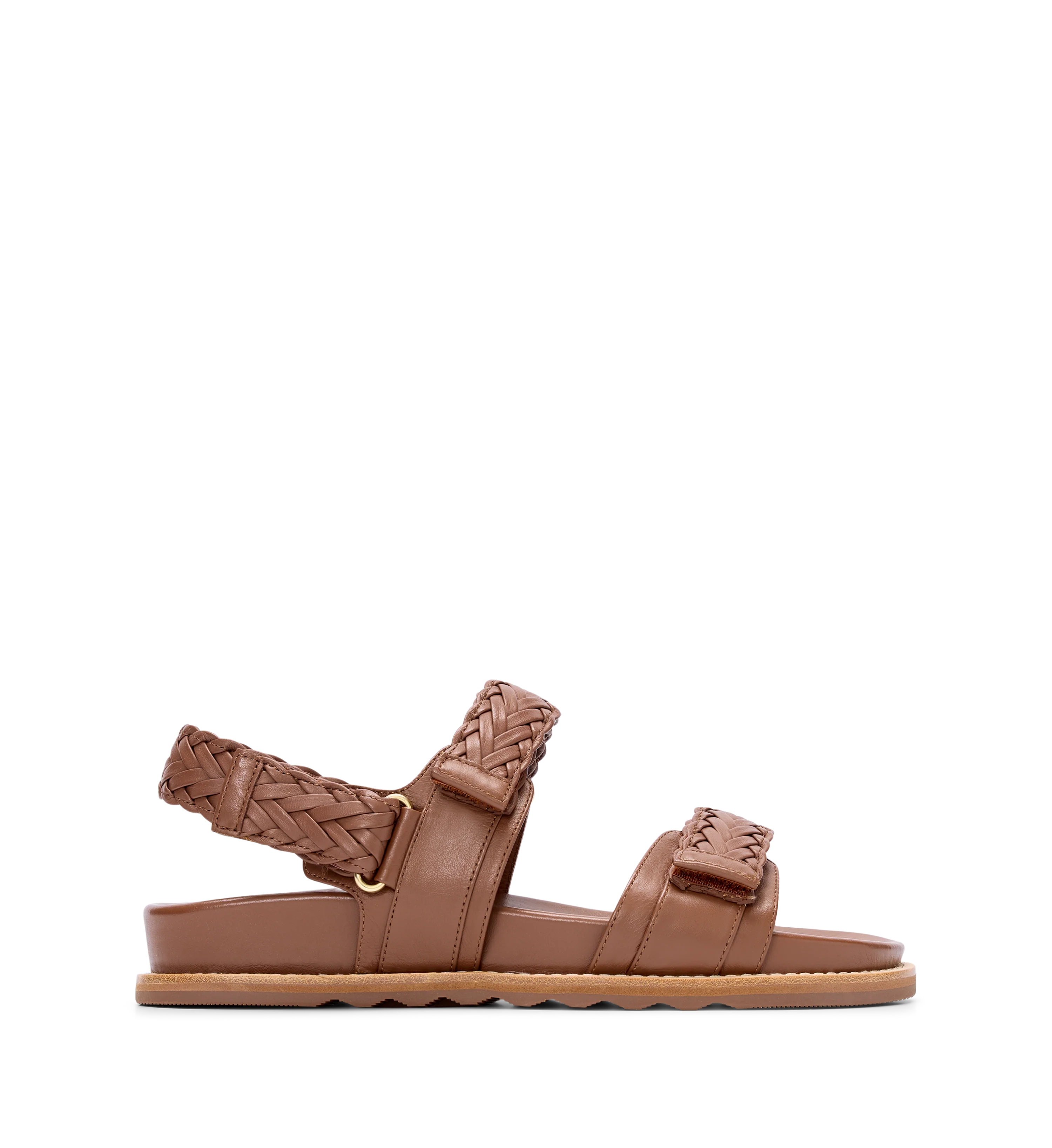 Cygnet Tan Leather Chunky Sandals