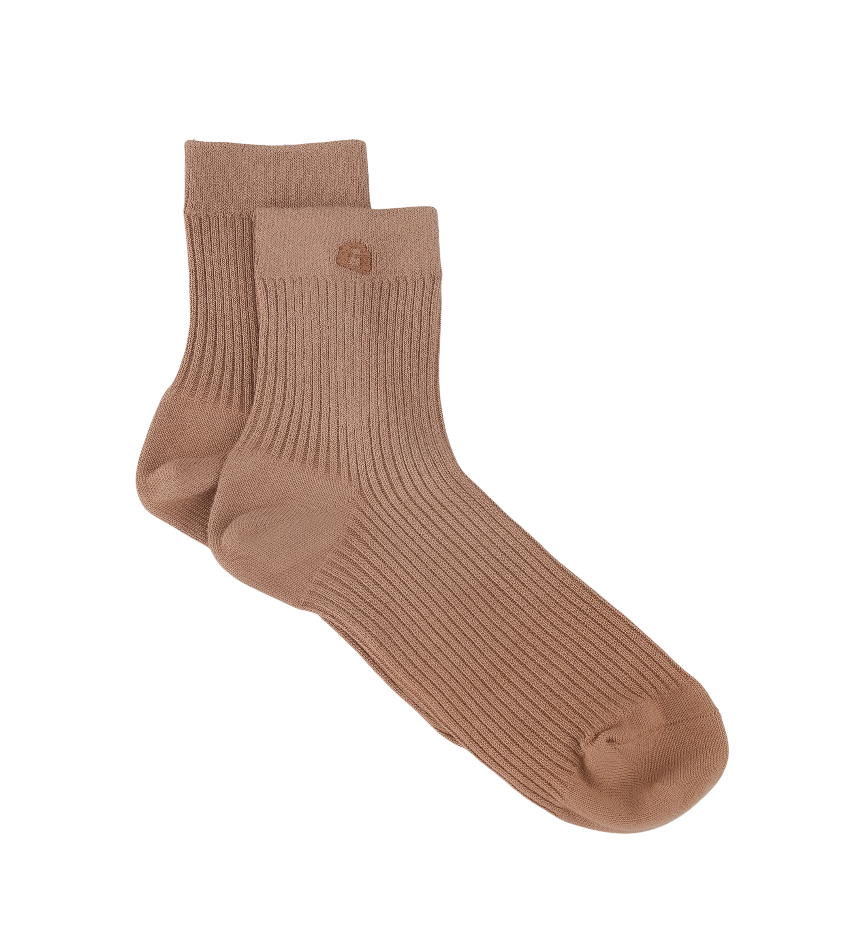 Womens Sneaker Socks 2pk Terracotta Cotton Blend