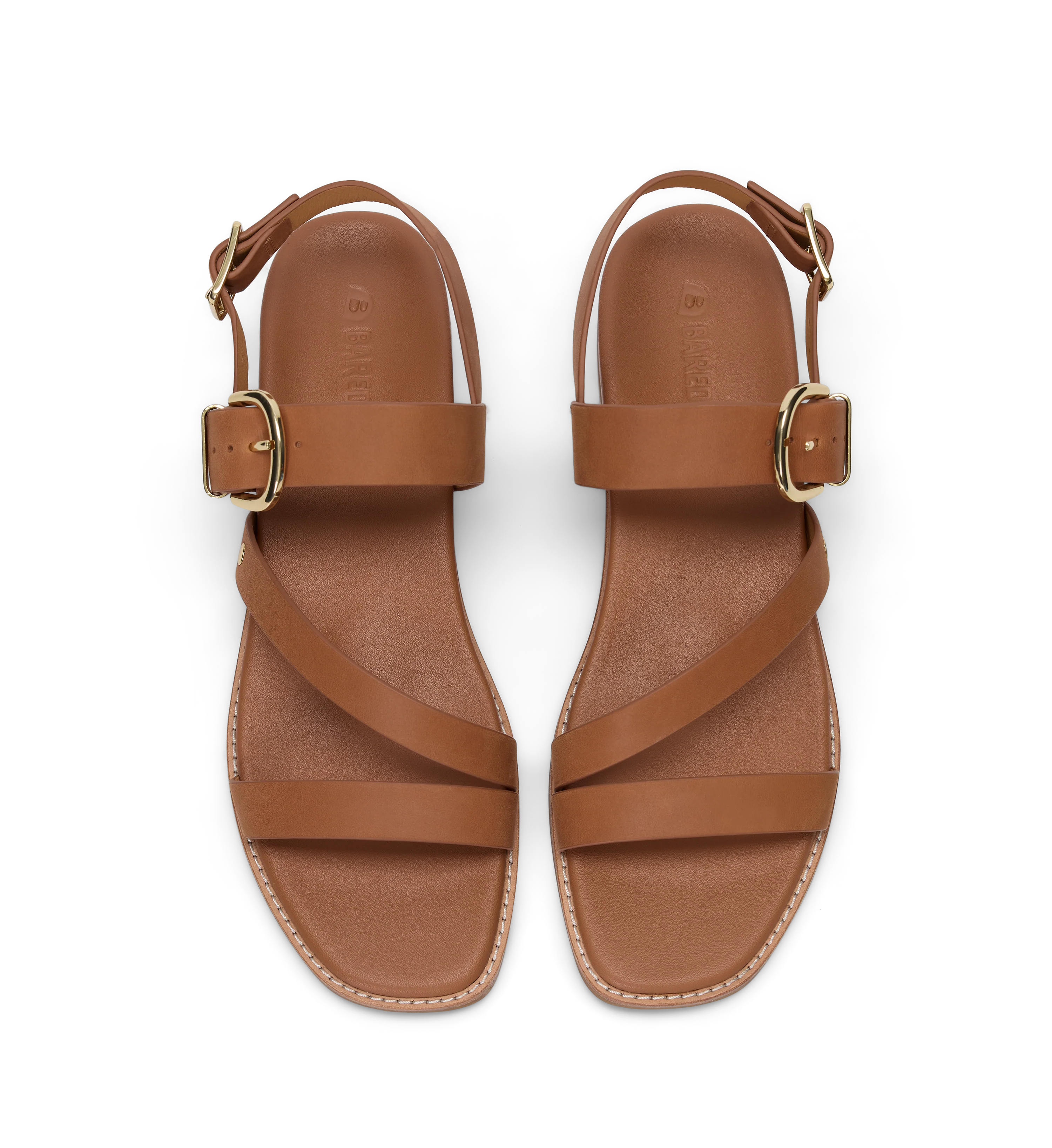 Trumpeter Tan Leather Sandals
