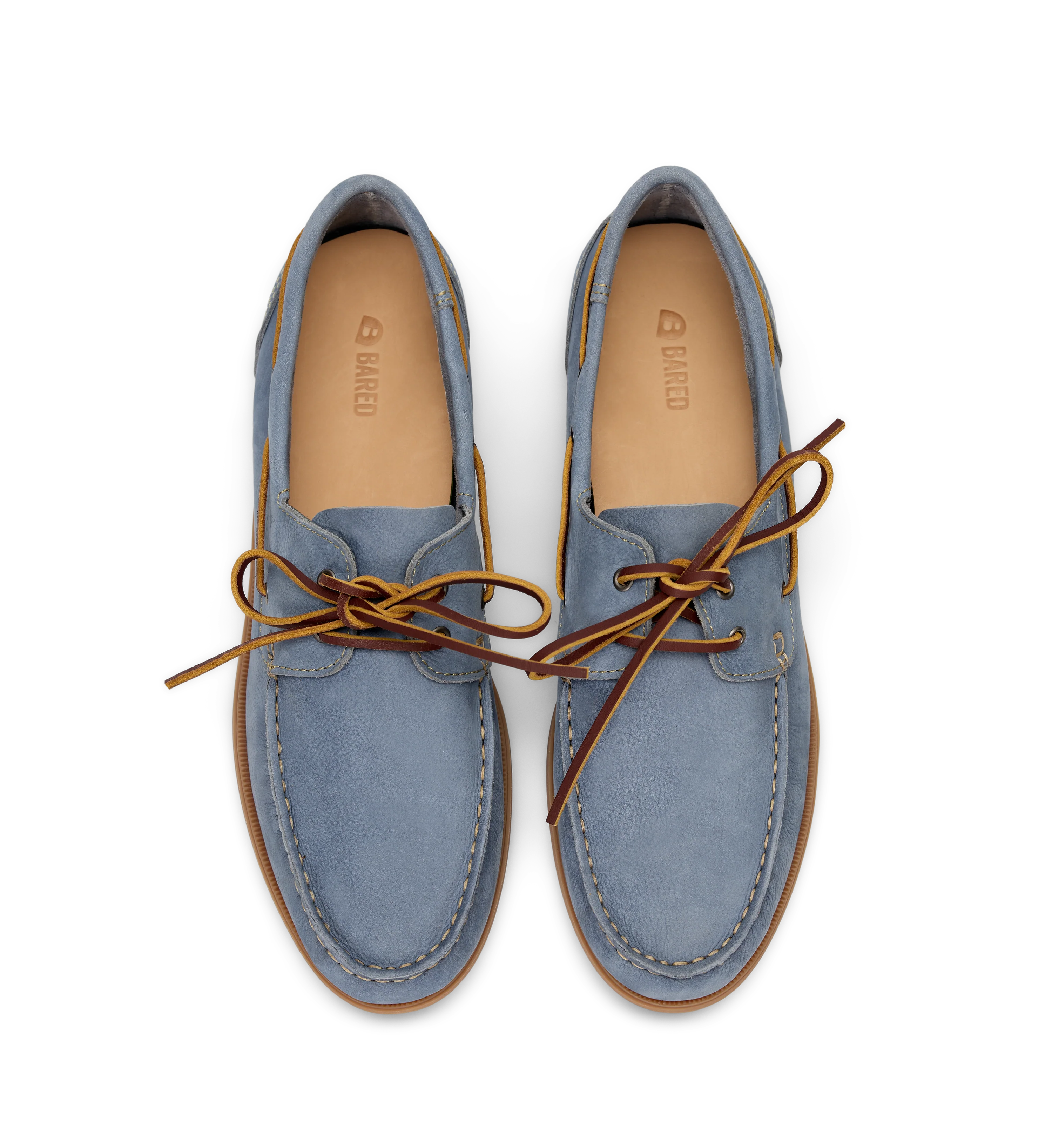 Lithium Light Blue Nubuck Men's Casual Shoes