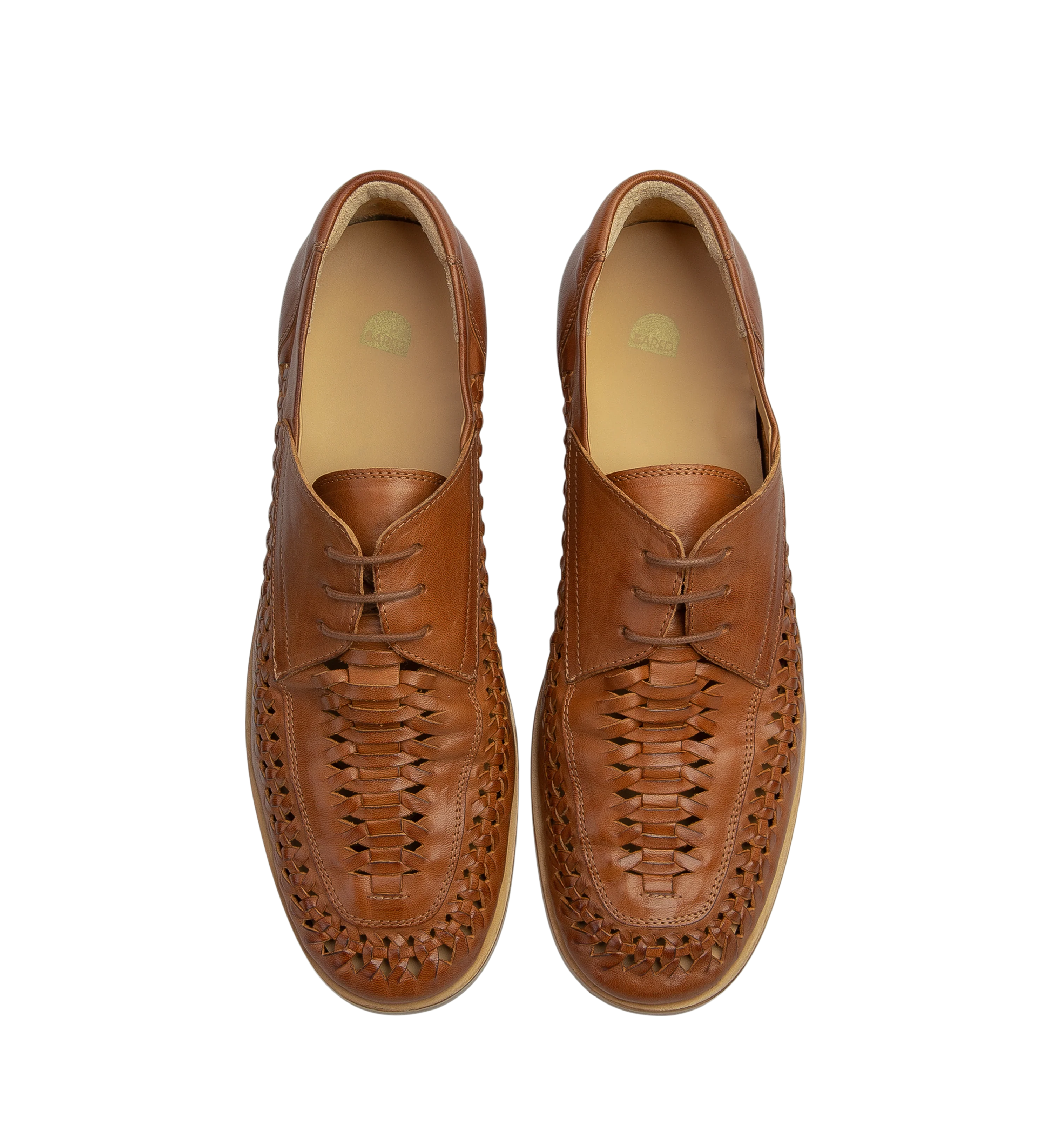 Curium Burnished Tan Leather Boat Shoes