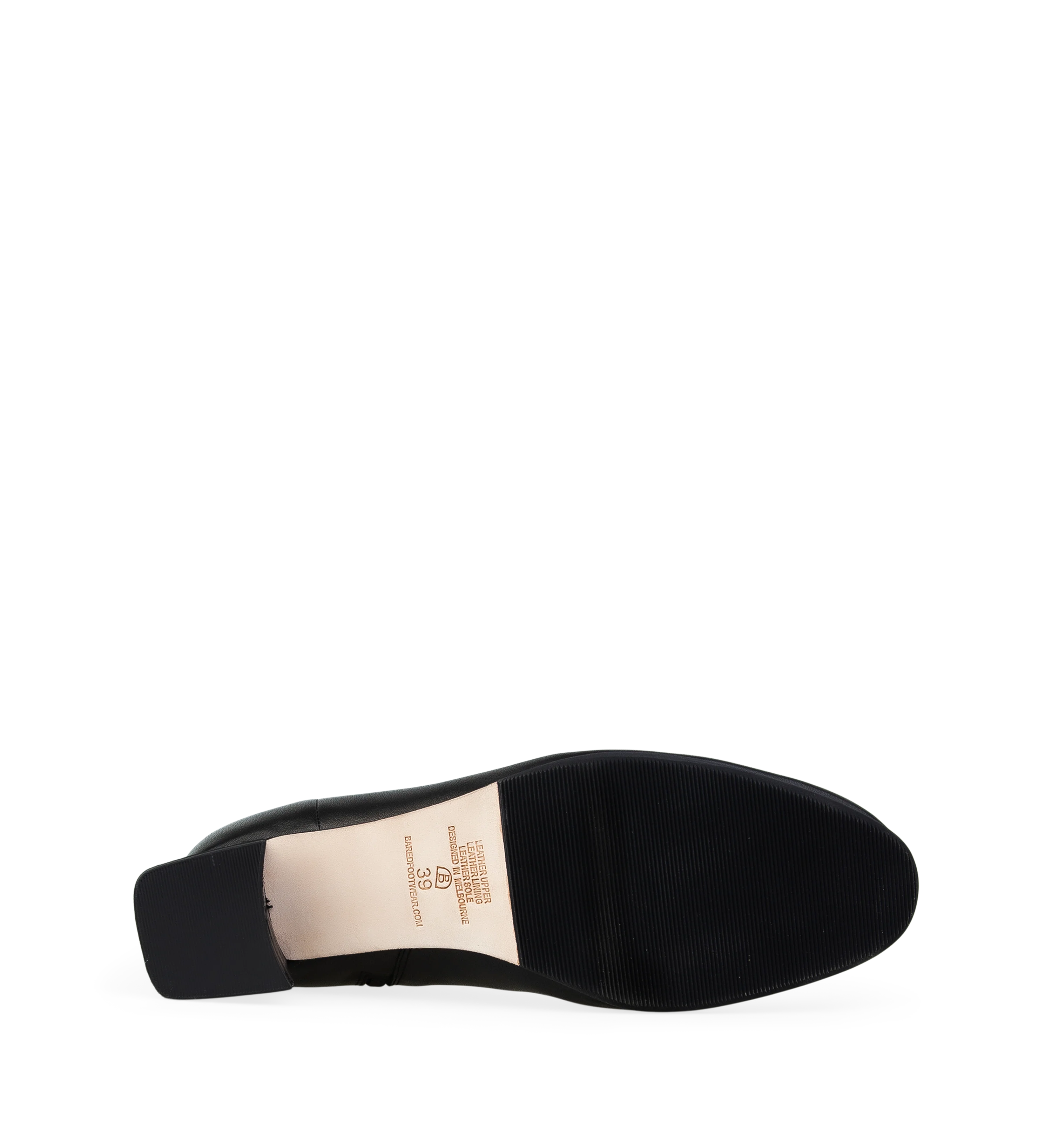 Tachuri Black Leather Ankle Boots