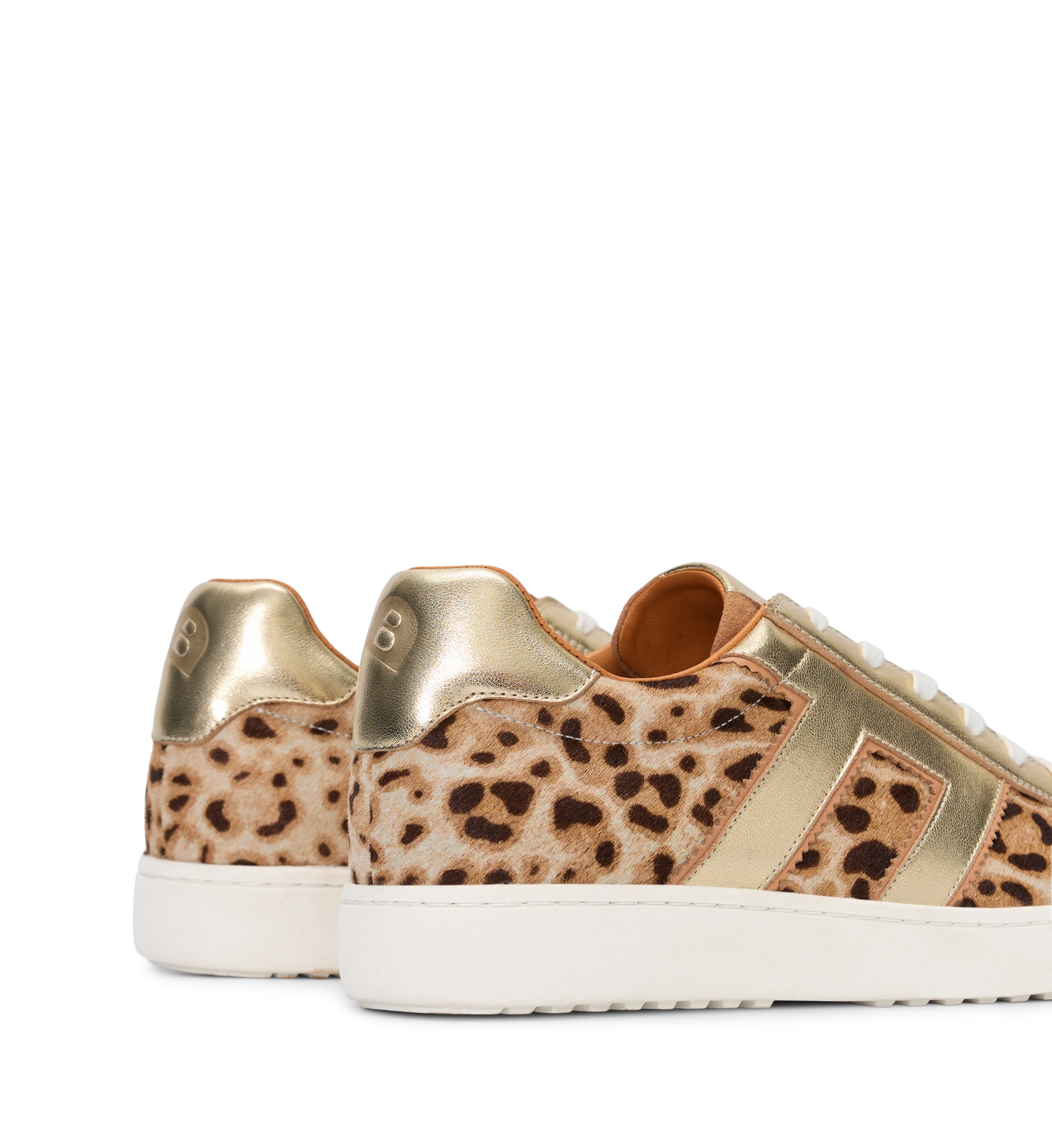Carib Leopard Mix Leather & Suede Sneakers
