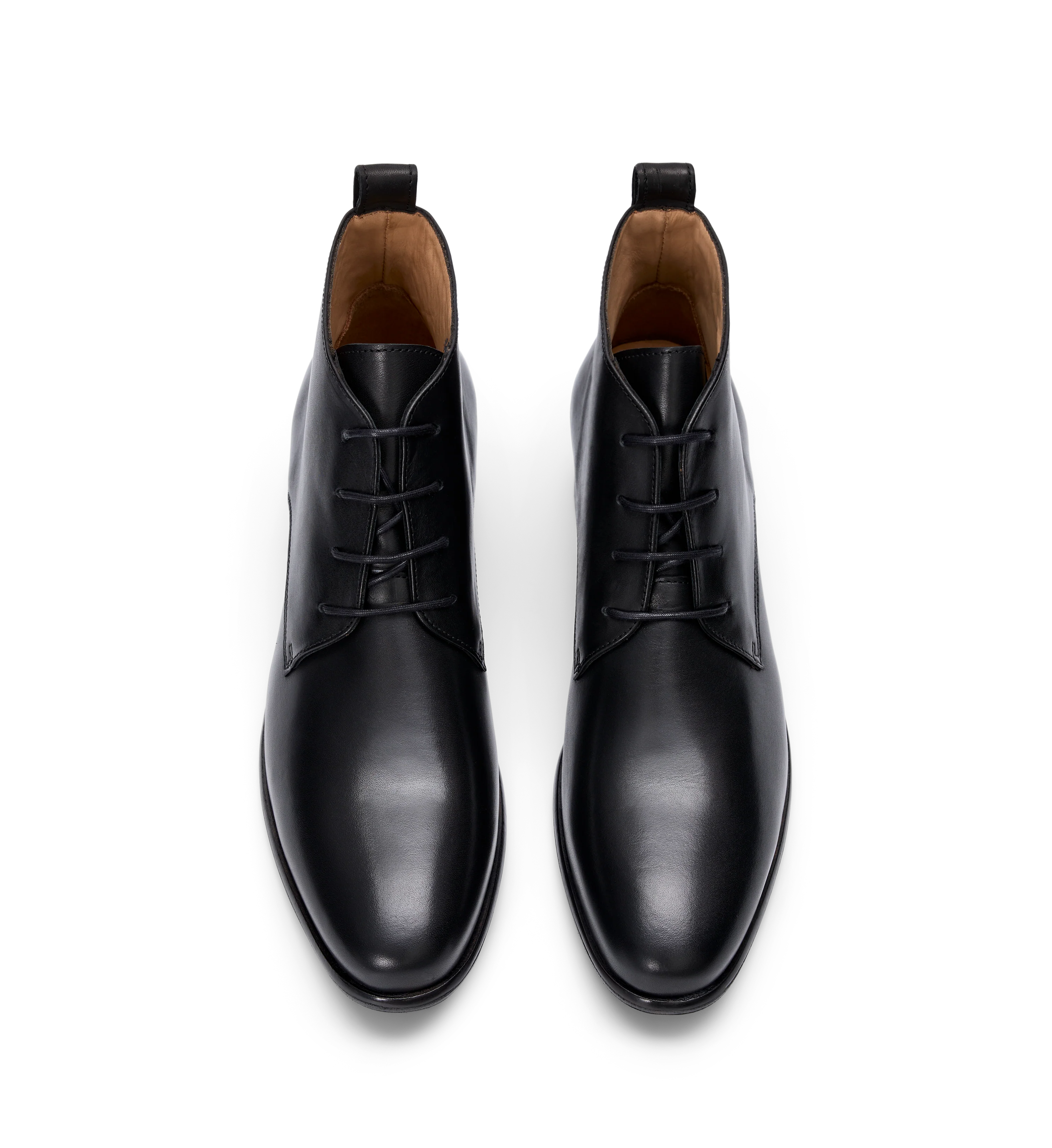 Dubnium Black Leather Boots