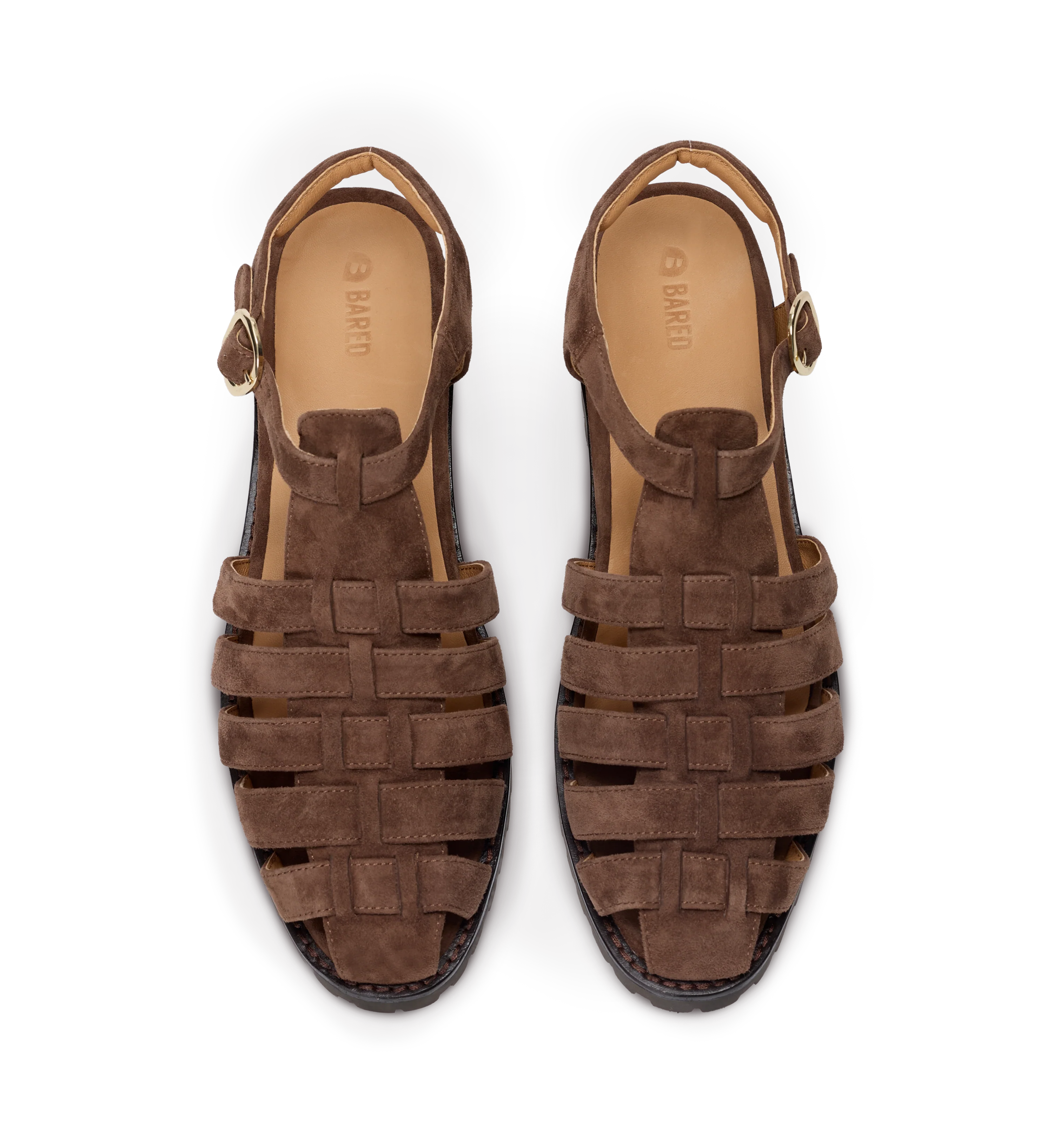 Bittern Chocolate Brown Suede Casual Flats