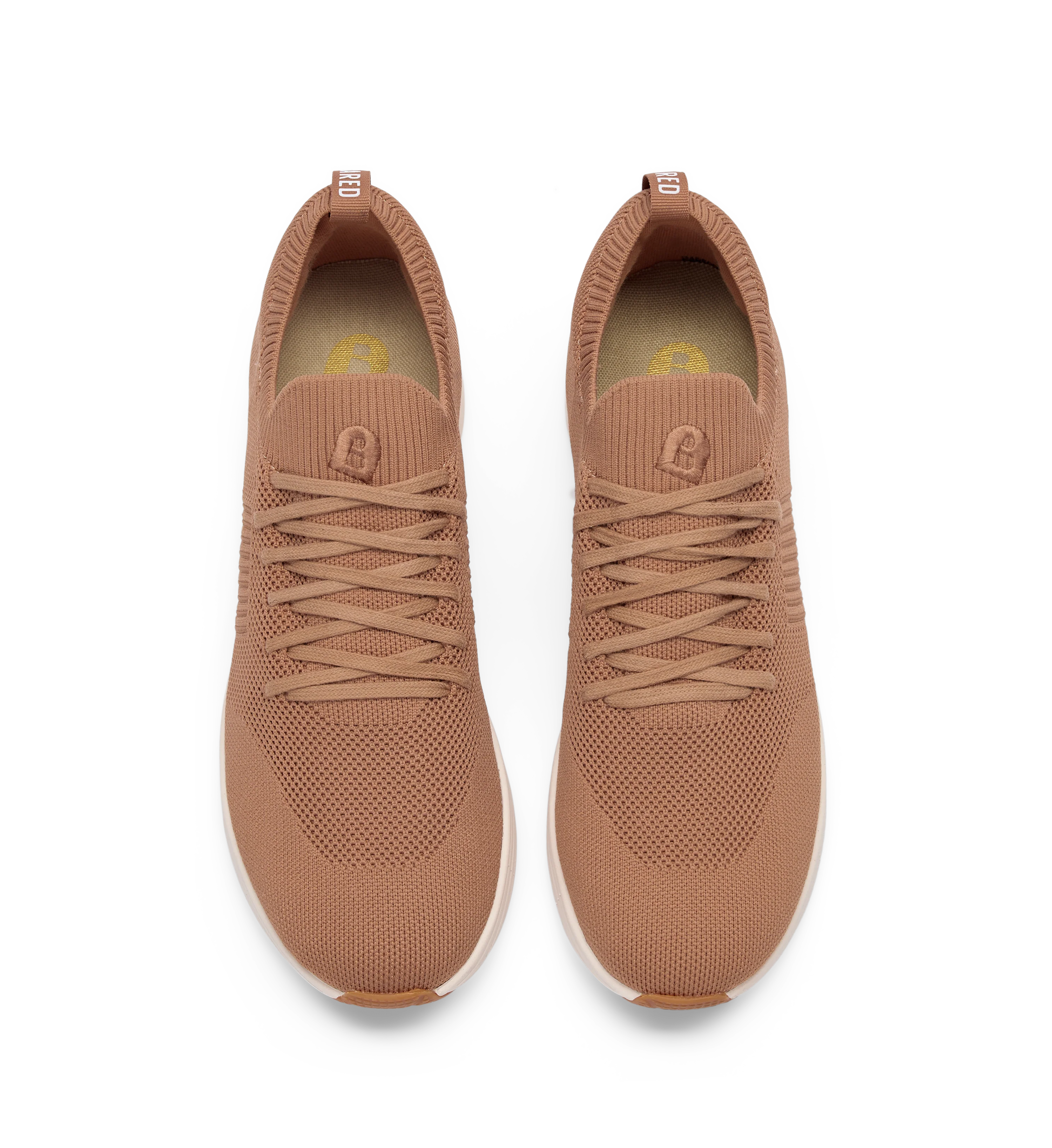 Jinzo Honey Tan Knit Sneakers