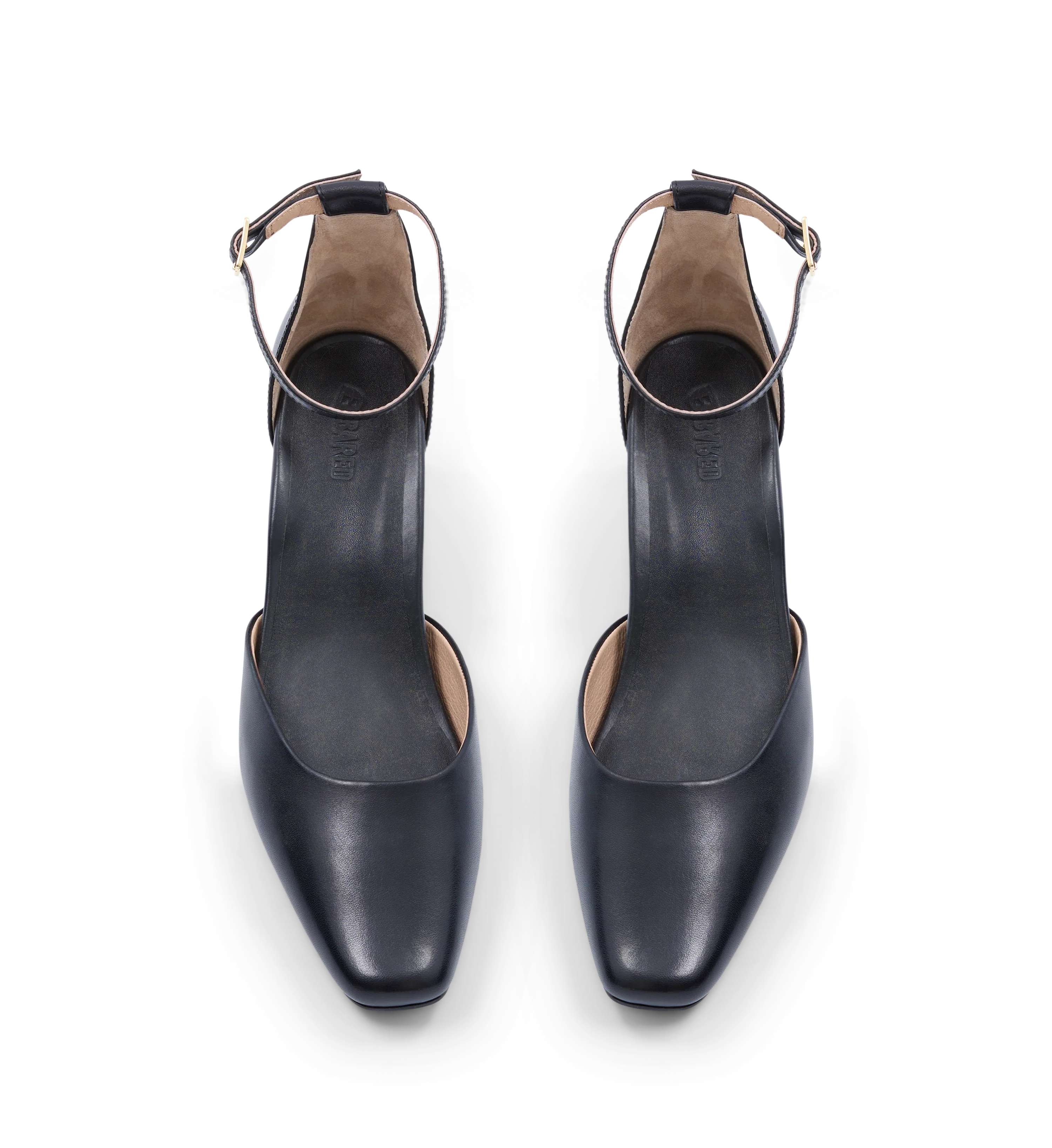 Gavilan Black Leather Low Heels