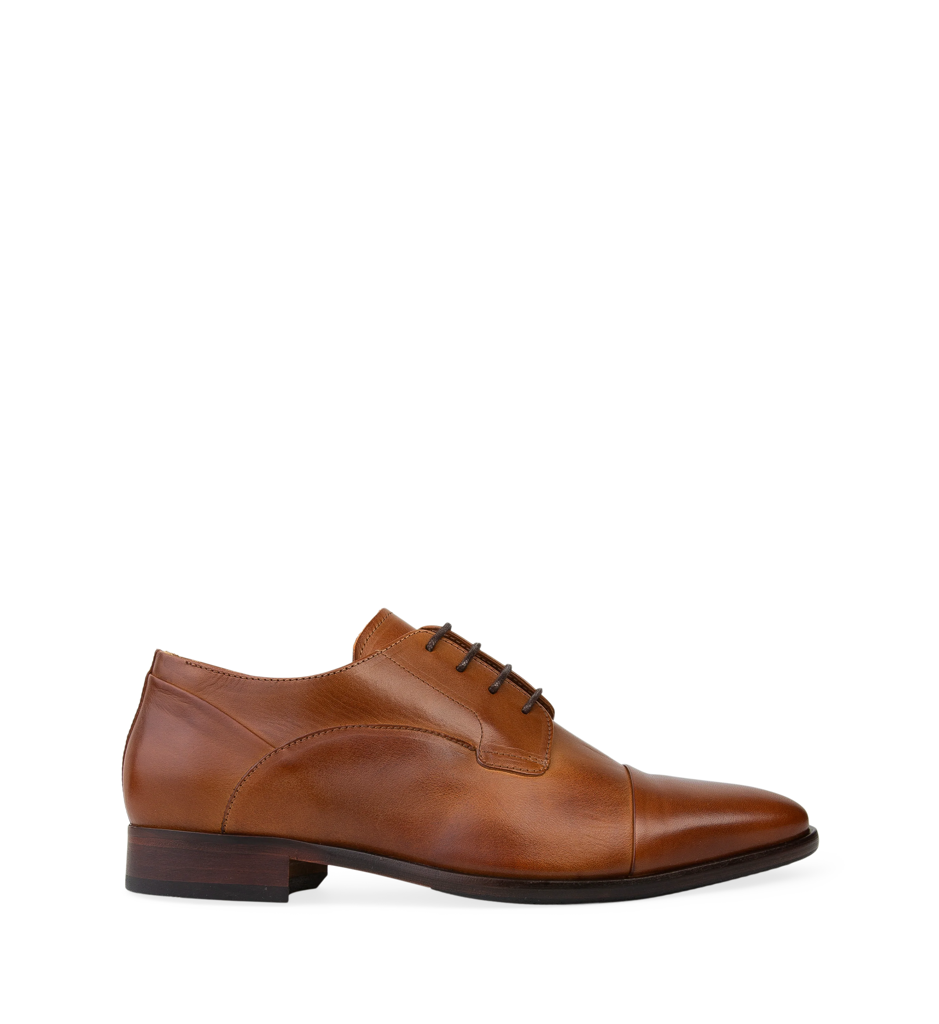 Osmium Tan Leather Lace Up Dress Shoes