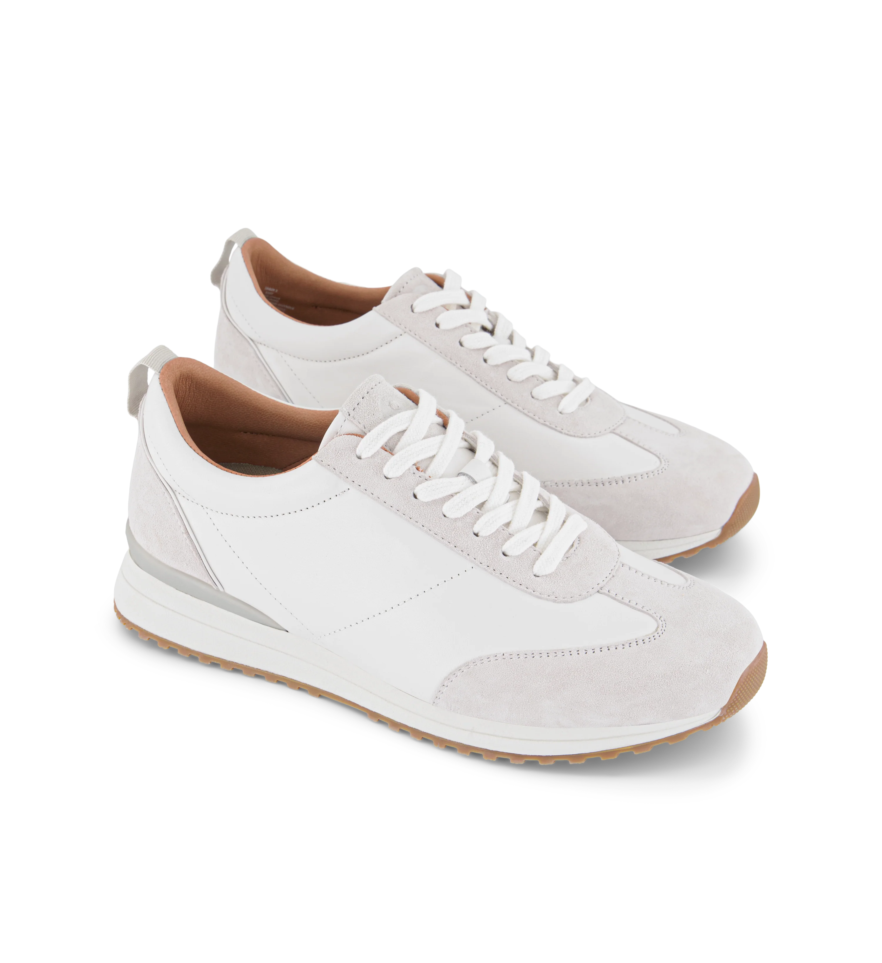 Saker 2 White Leather Sneakers