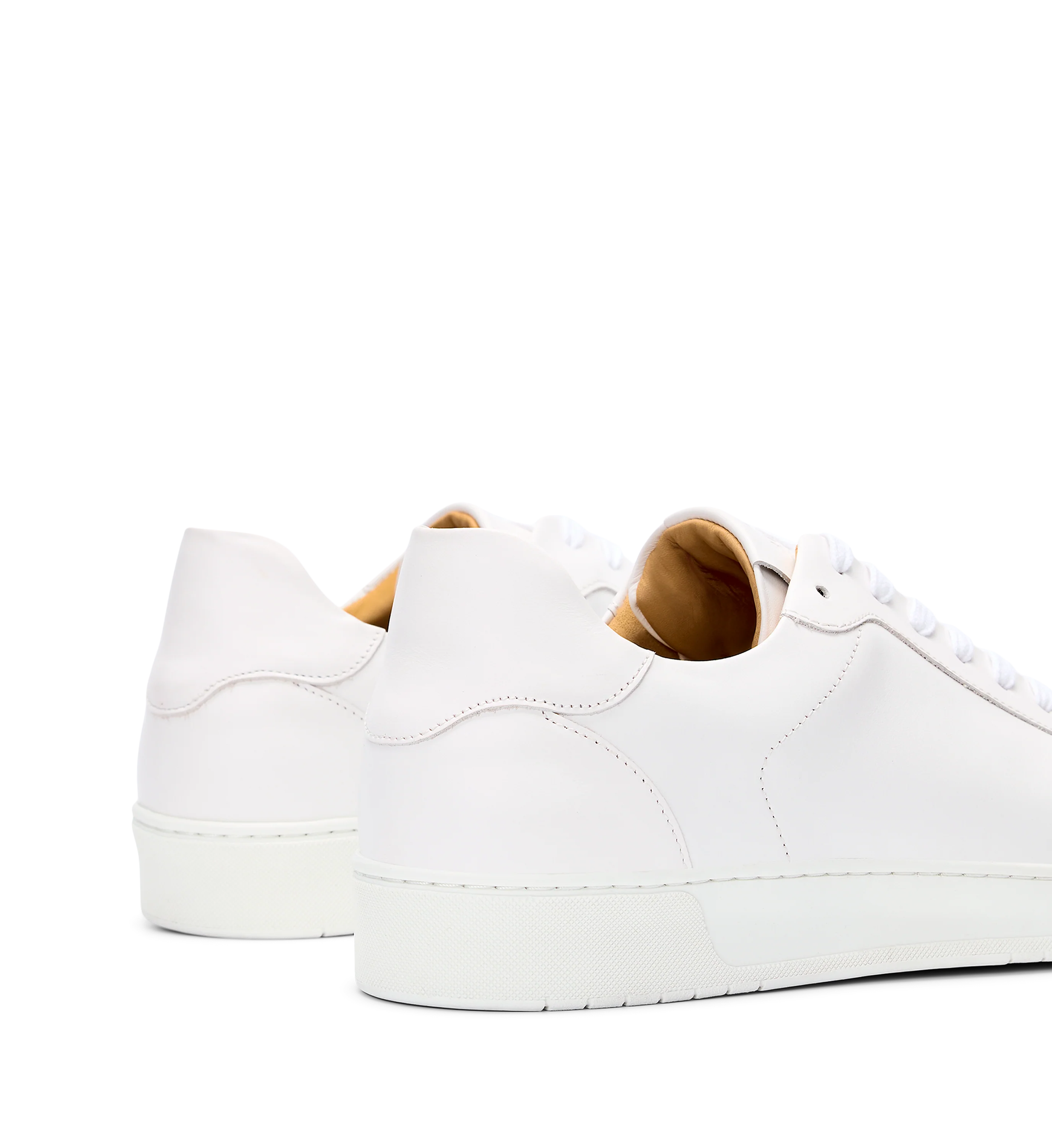 Bohrium Clean White Leather Sneakers